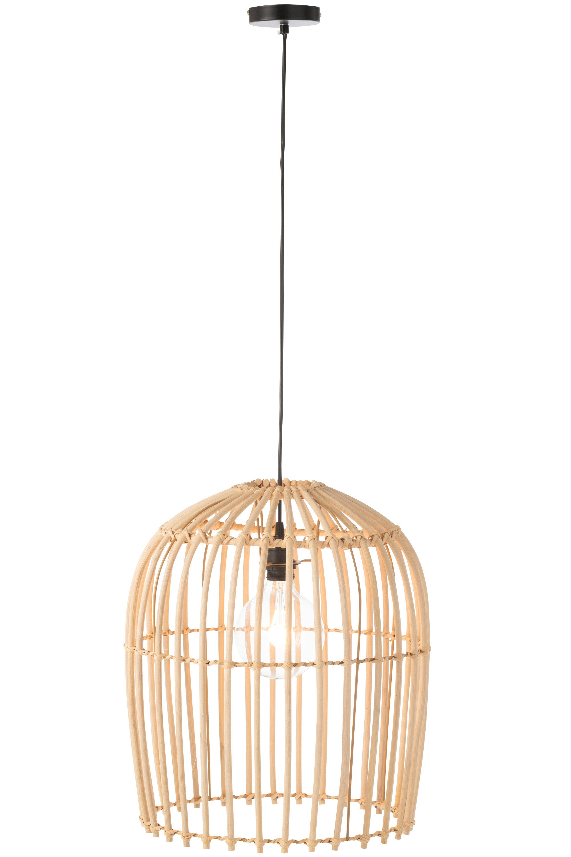 Hanglamp van natuurlijk rotan - J-LINE