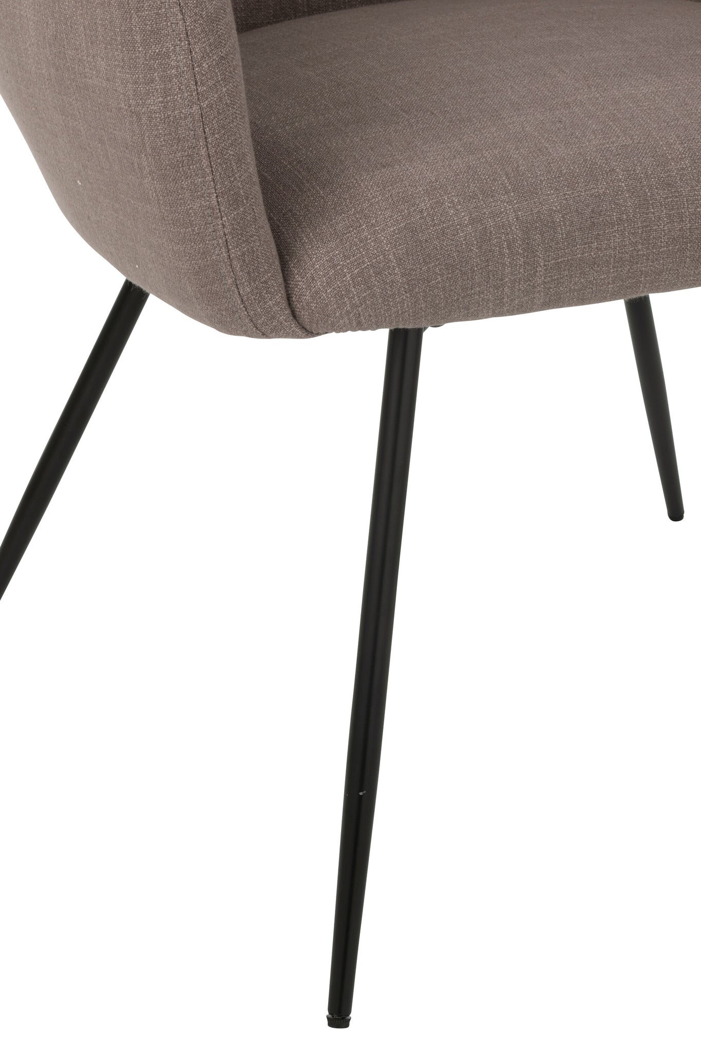 Fauteuil Wales Acier/Mousse Taupe - J-LINE