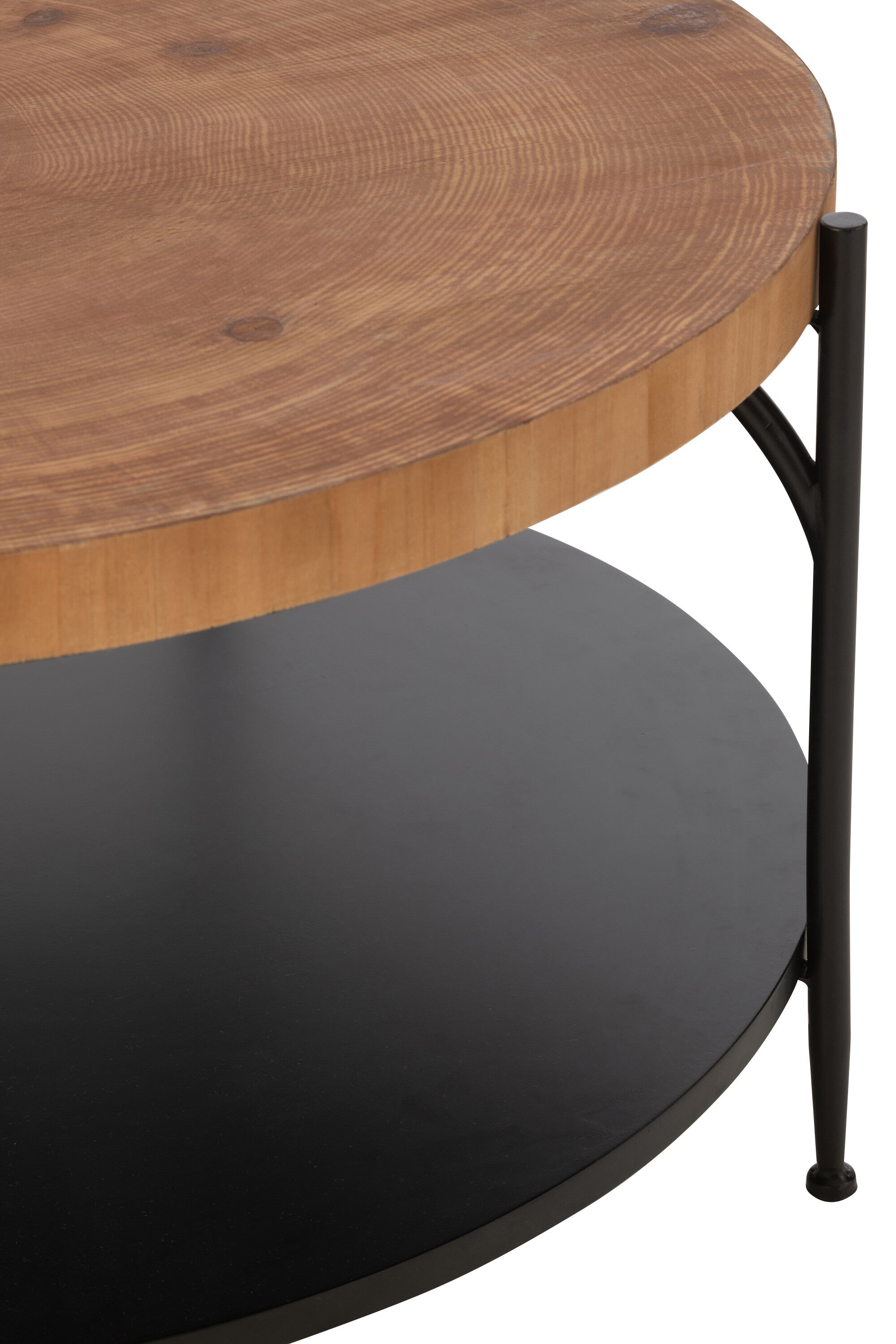 Salontafel Voni Mdf/IJzer Zwart/Natuurlijk - J-LINE