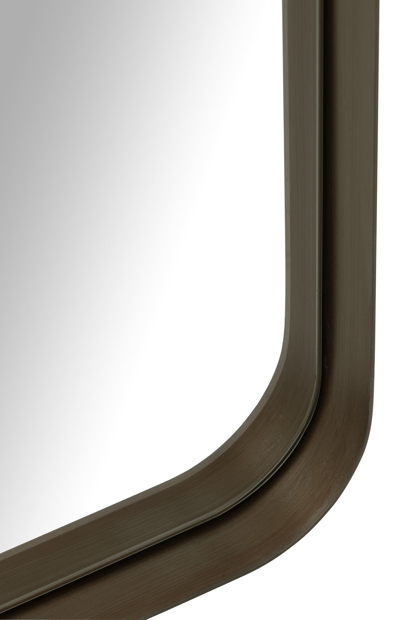 Miroir Markus métal/verre noir S - J-LINE