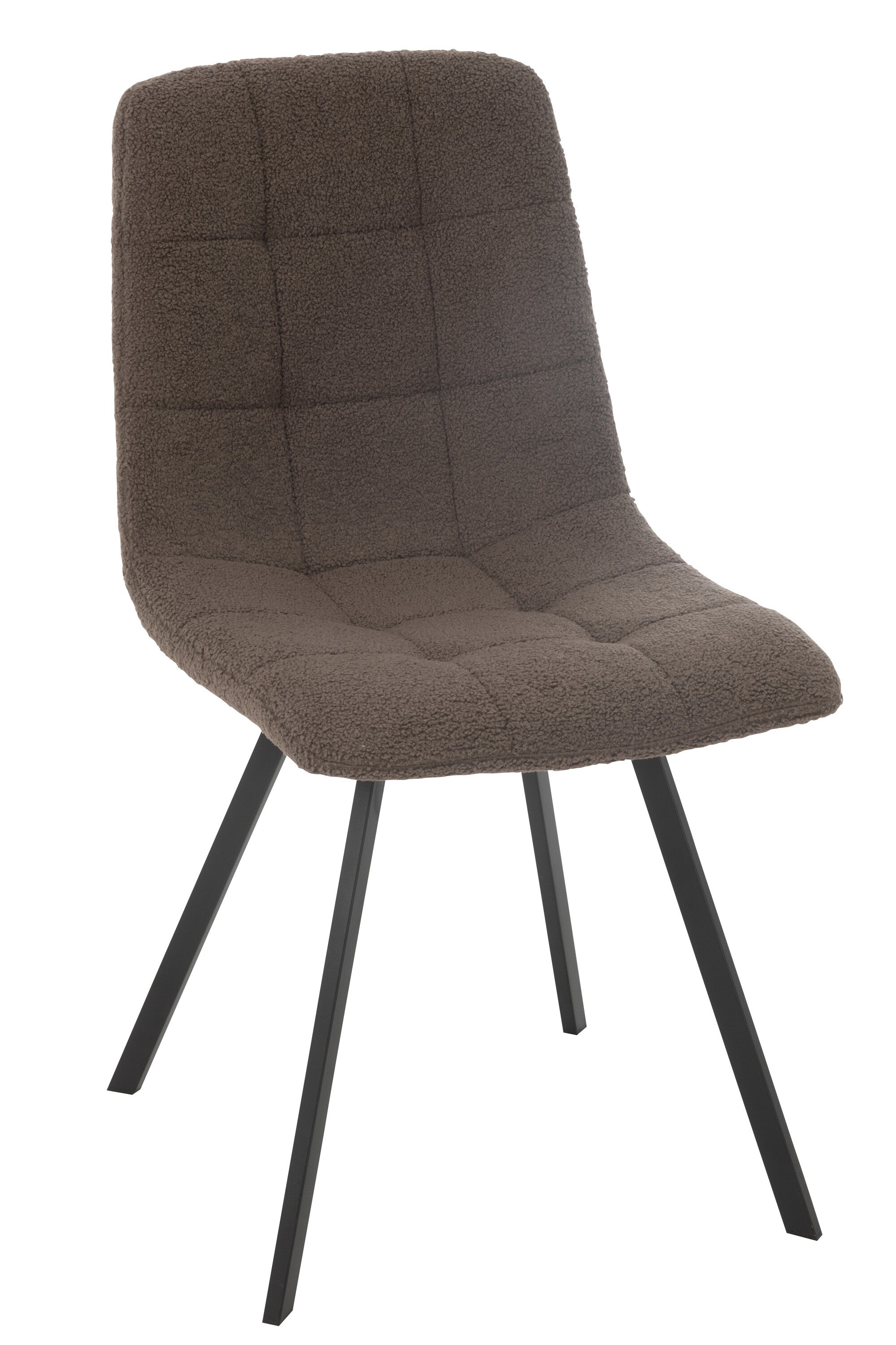 Stoel Clark Metaal/Polyester Bruin - J-LINE
