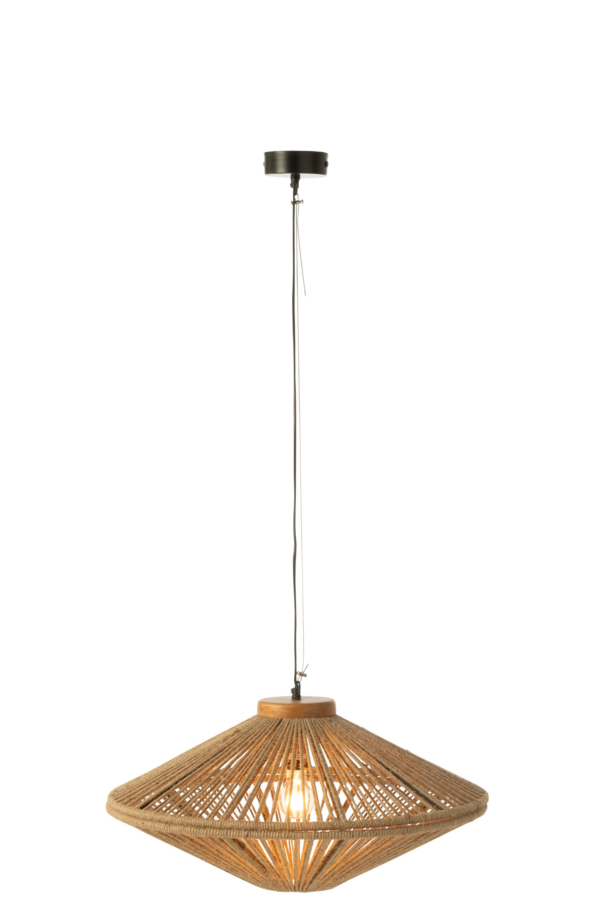 Hanglamp Ovni IJzer/Jute S - J-LINE