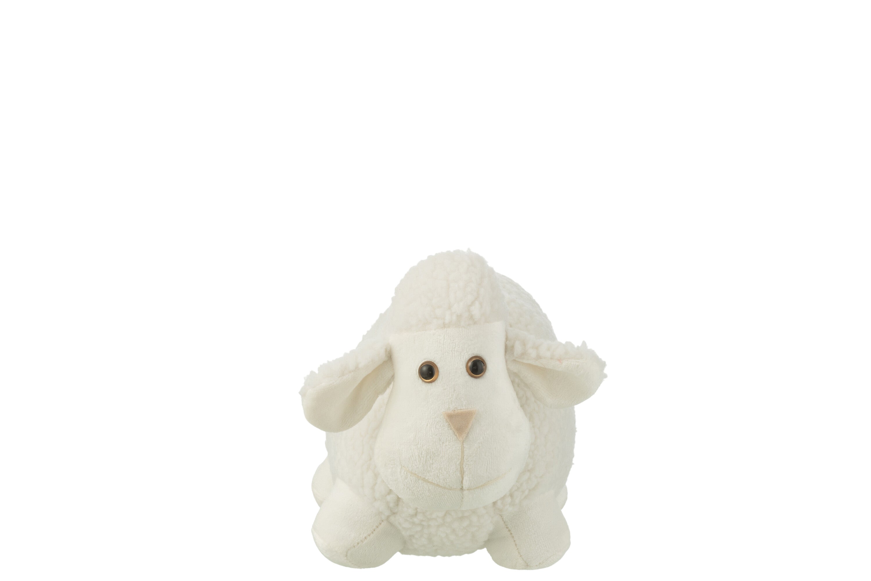 Deurstopper Schaap Polyester Wit S - J-LINE