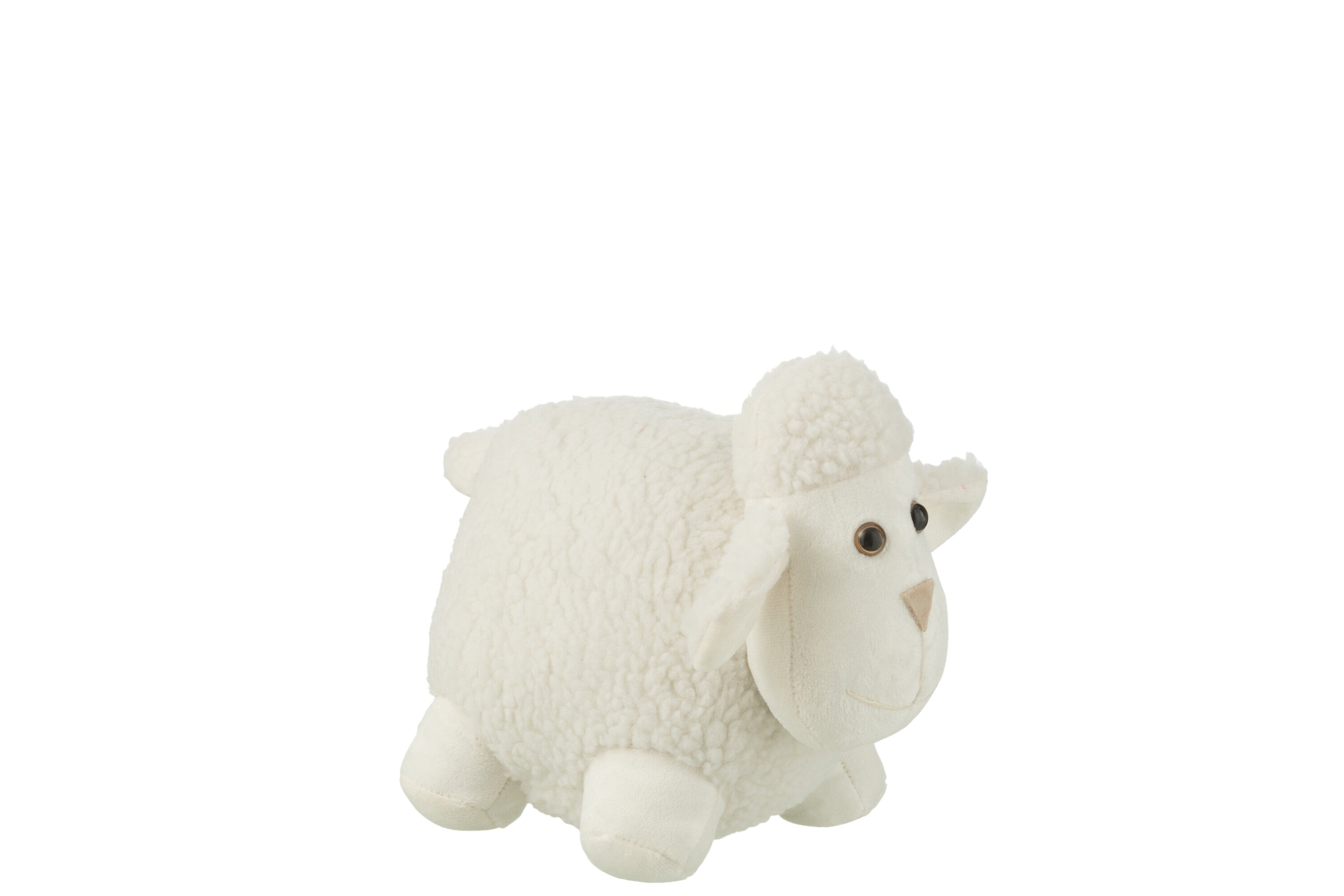 Deurstopper Schaap Polyester Wit S - J-LINE
