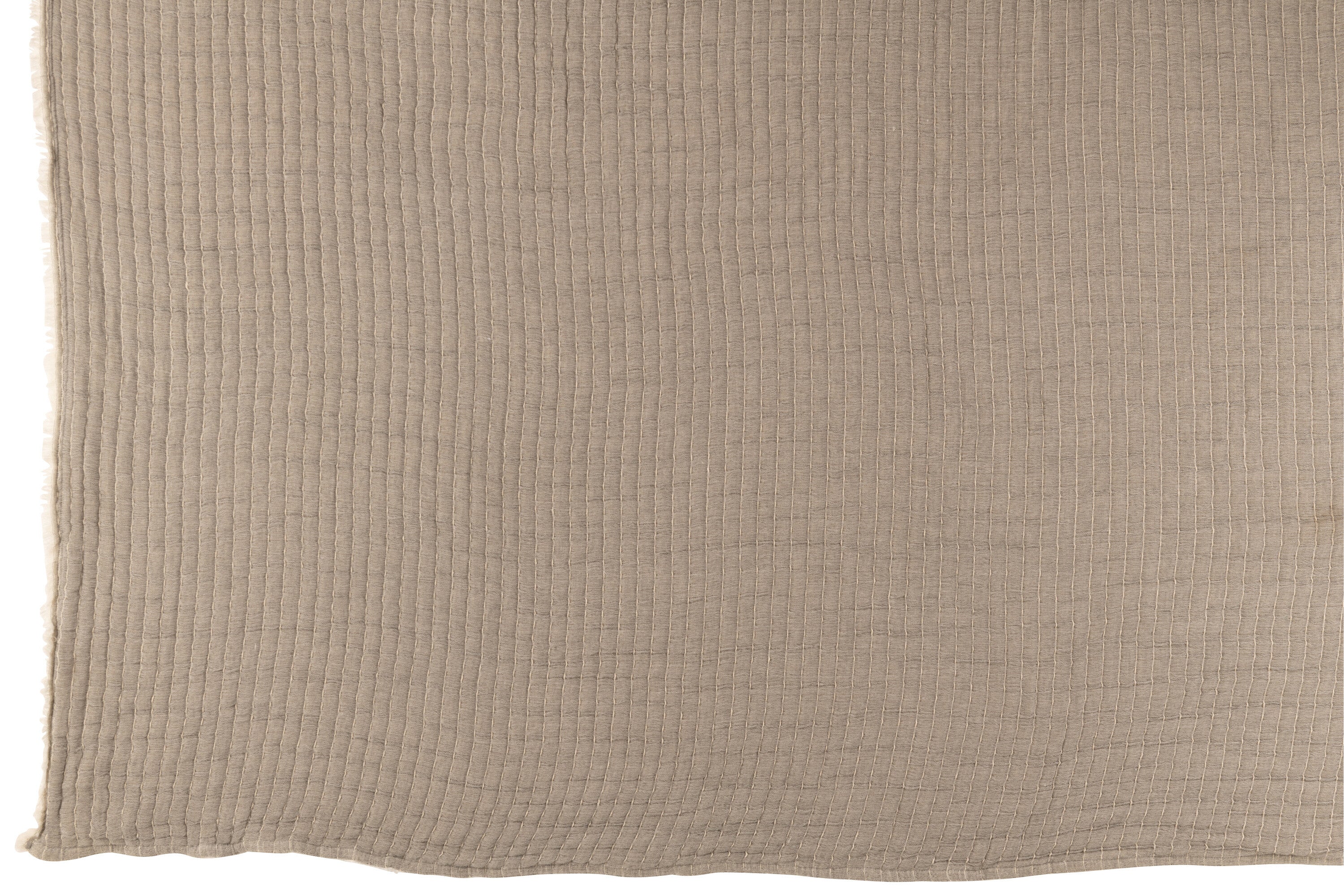 Geruite plaid Katoen/Polyester Grijs - J-LINE