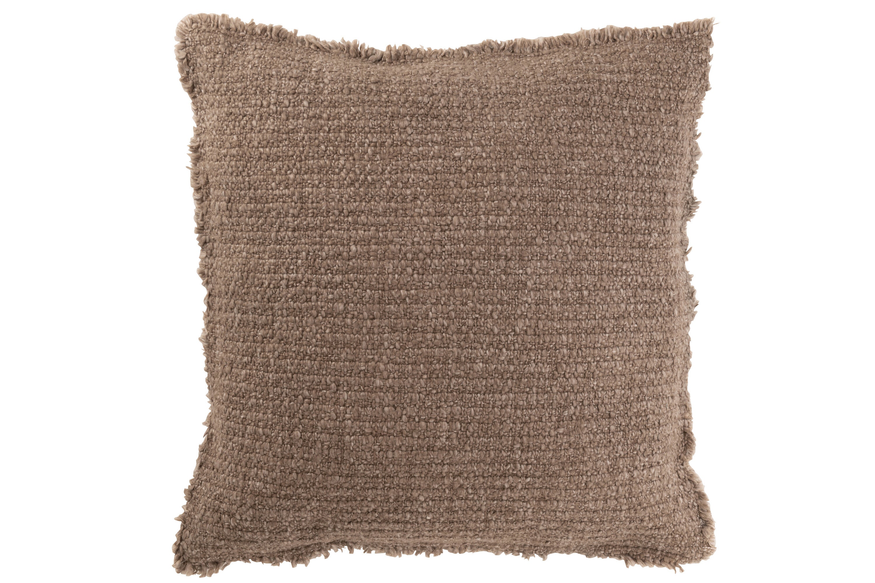 Kussen katoen/polyester taupe - J-LINE