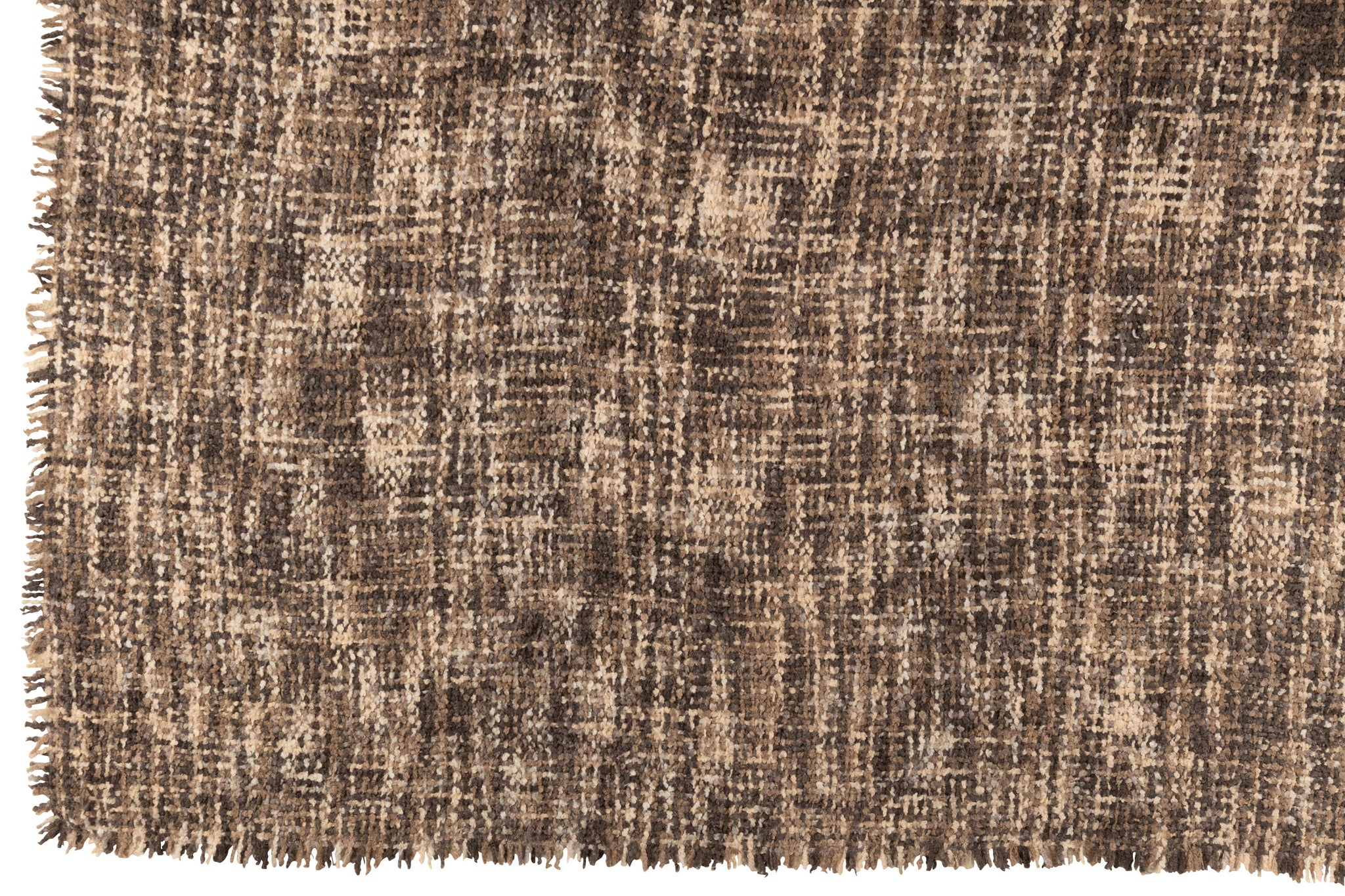 plaid Acrylique/Coton Brun/Beige - J-LINE