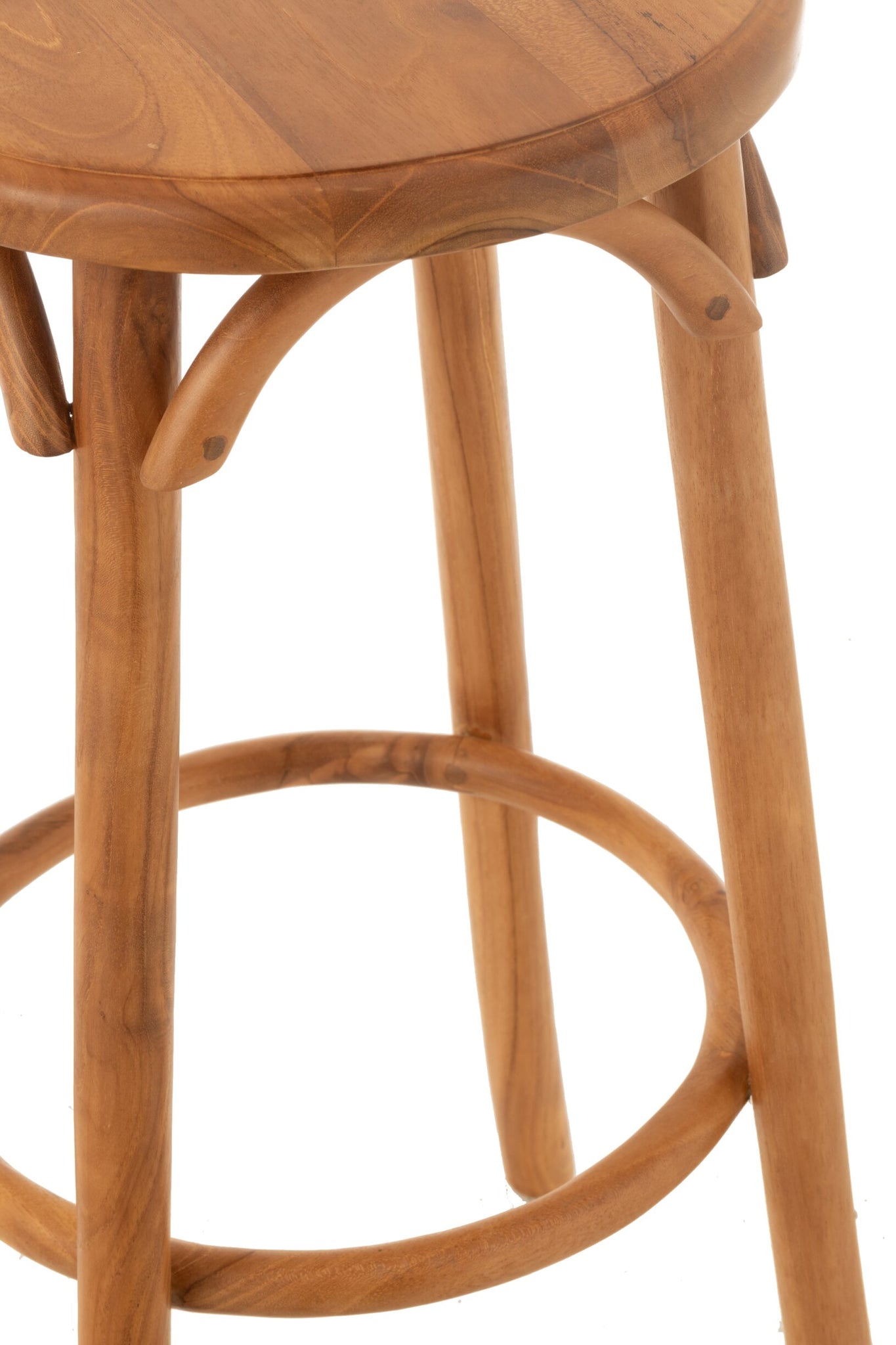 Tabouret de bar Ali teck naturel - J-LINE