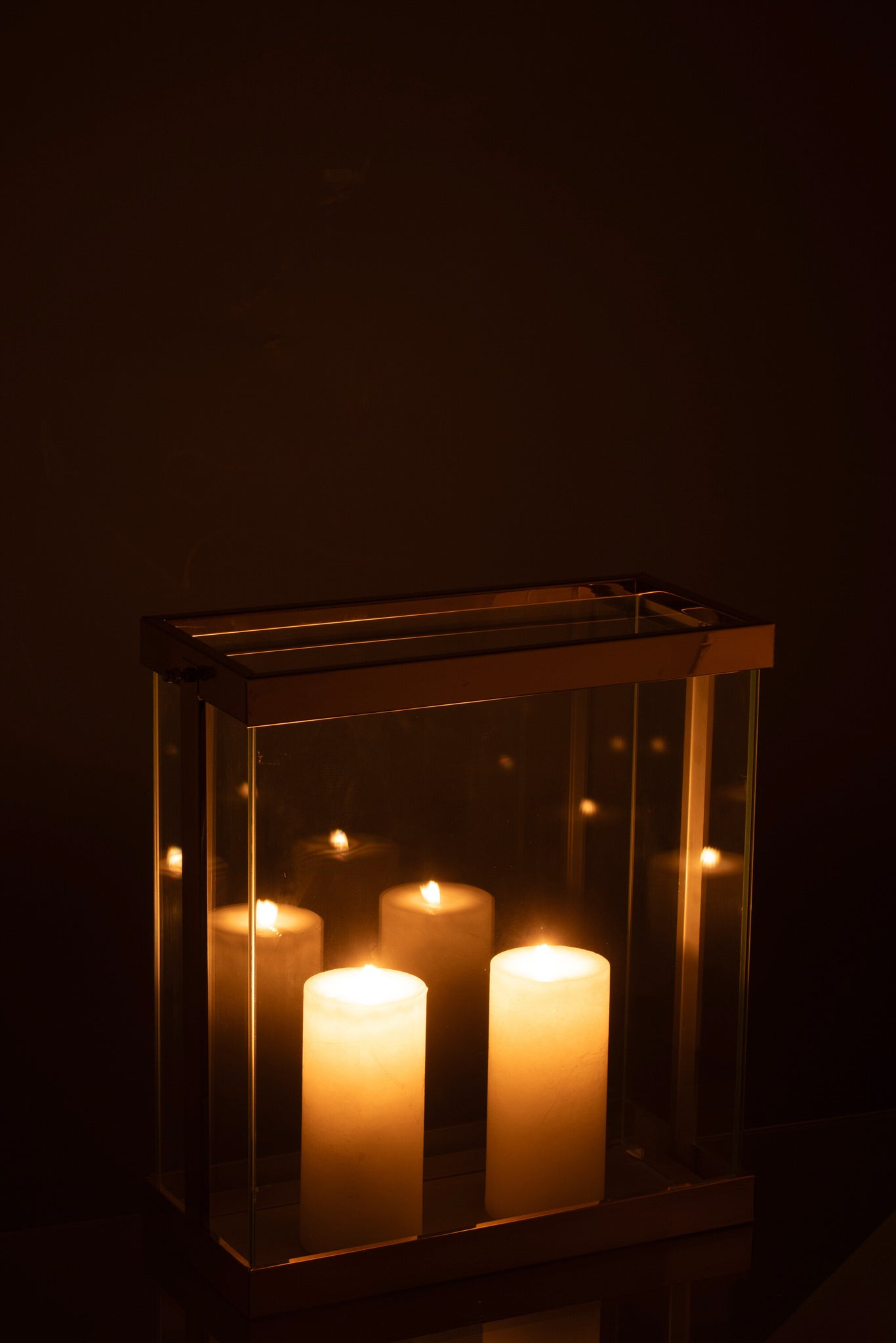 Lantaarn Enma IJzer/Glas Goud S - J-LINE