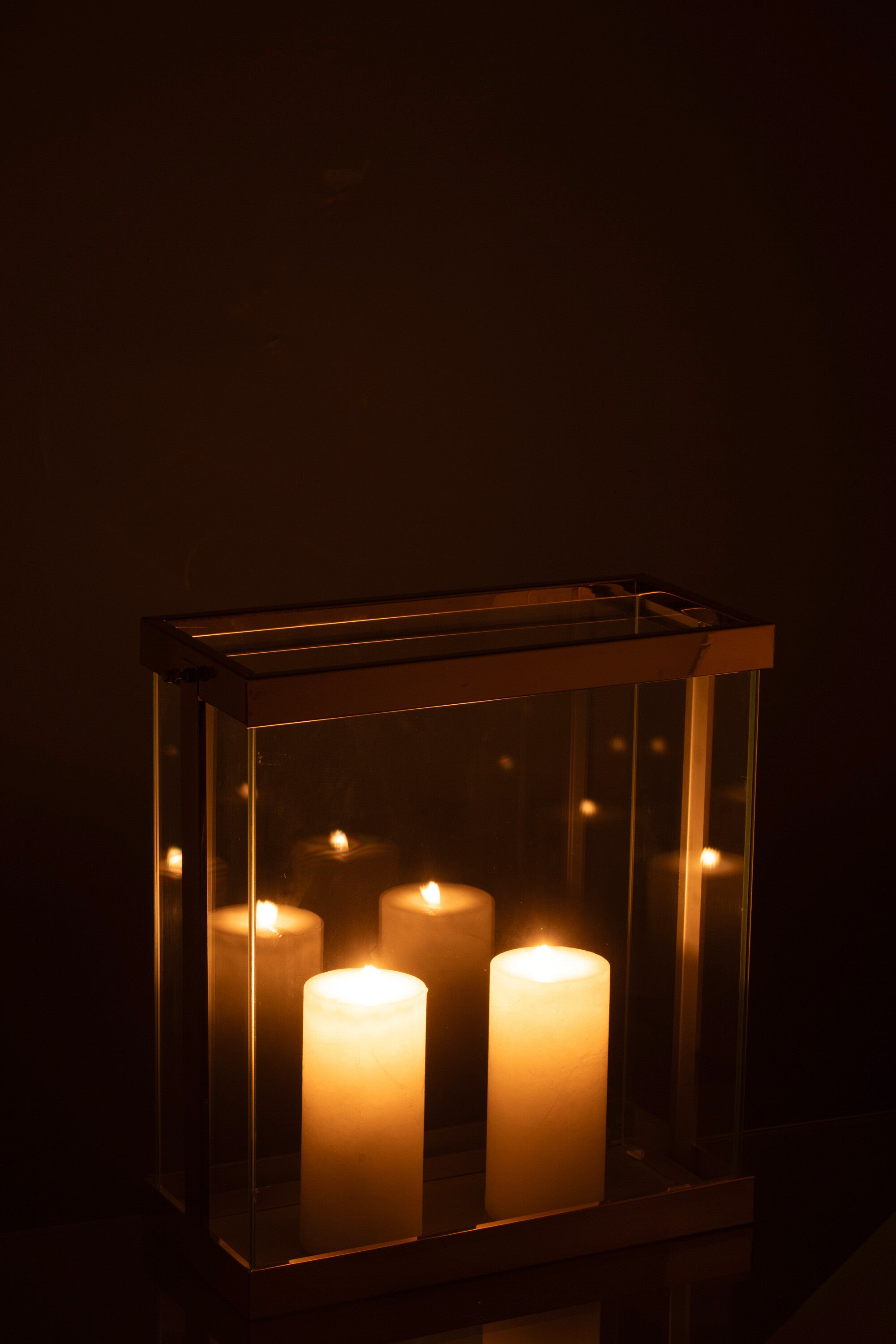 Lantaarn Enma IJzer/Glas Goud S - J-LINE