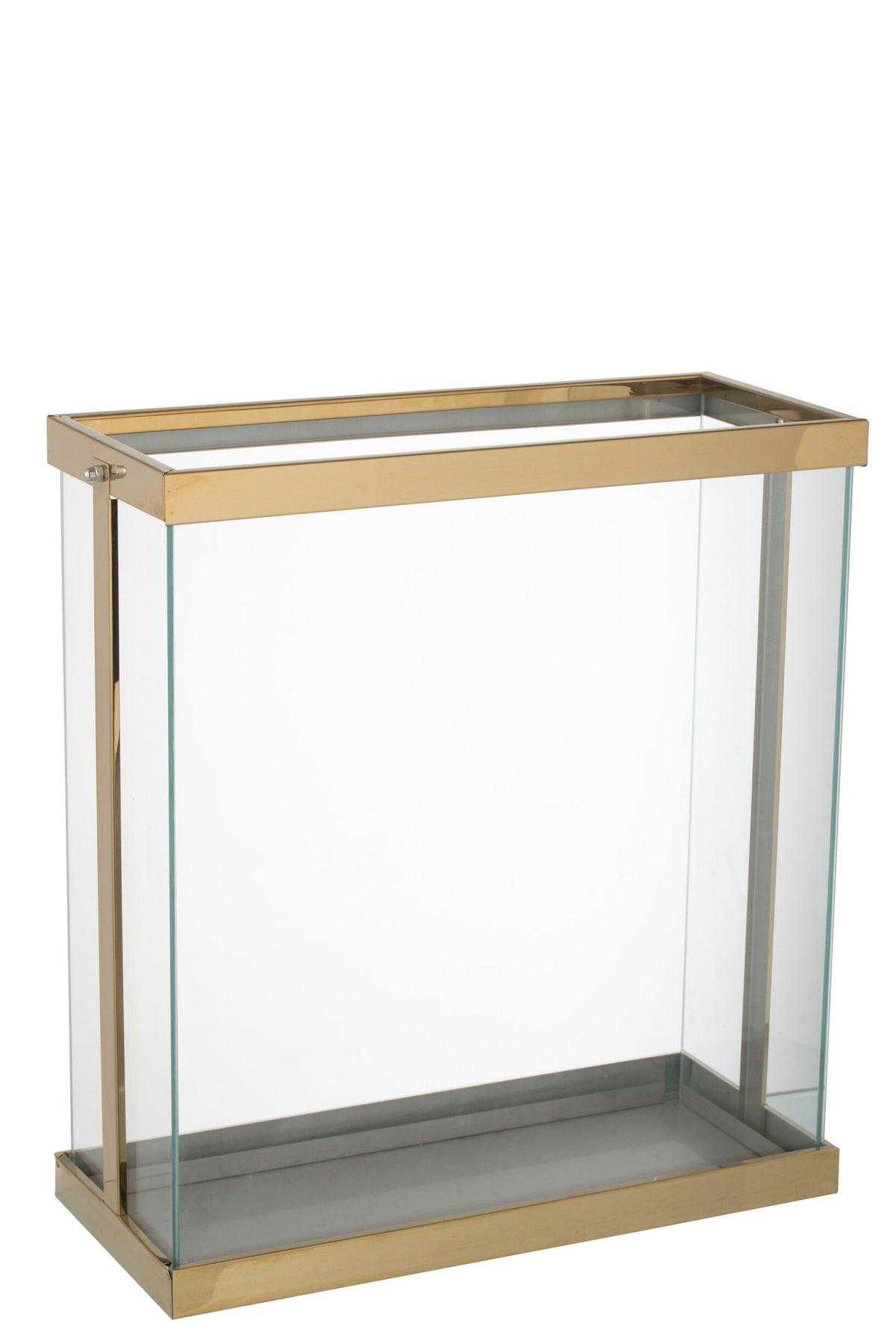 Lanterne Enma Fer/Verre Or L - J-LINE