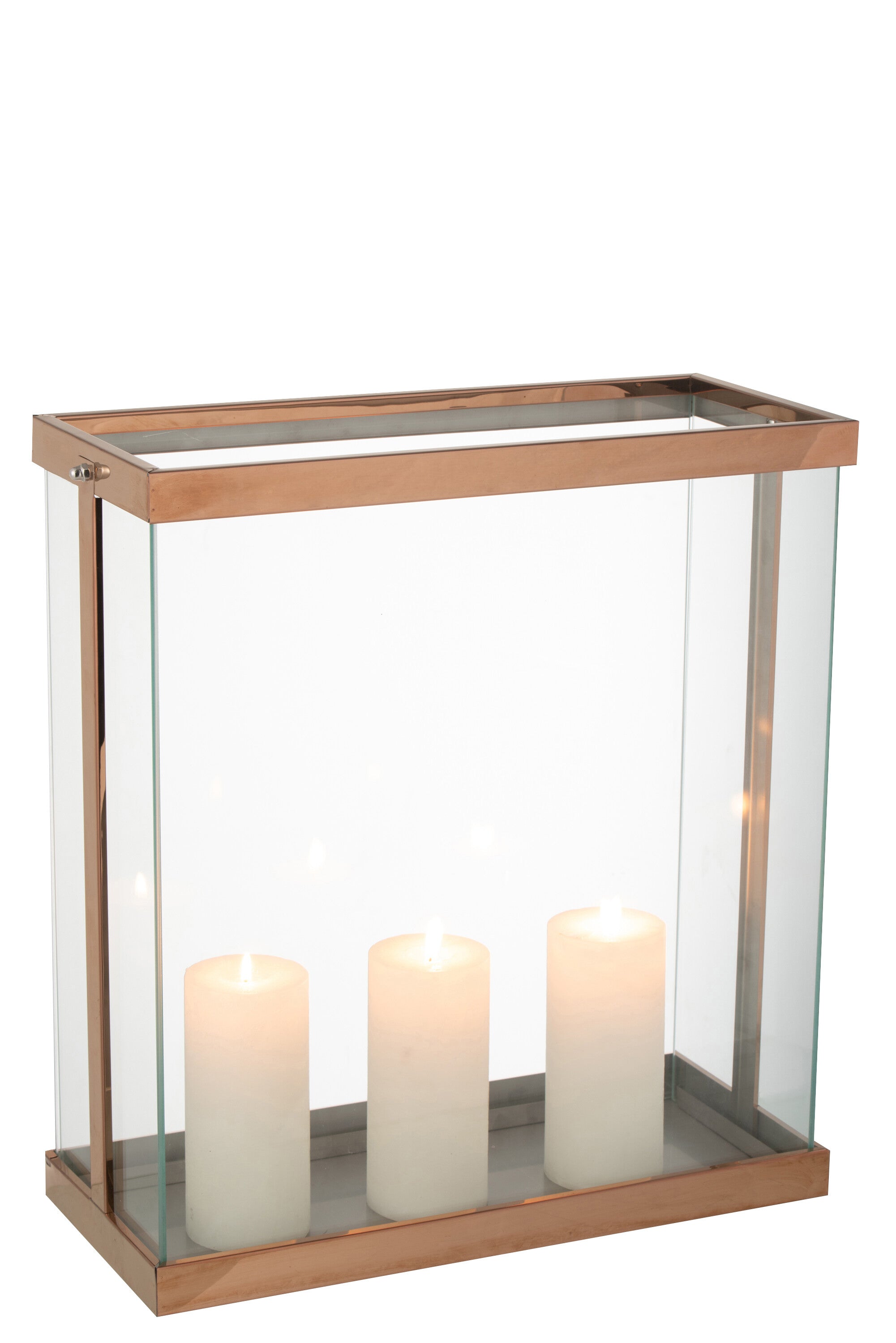 Lantaarn Enma IJzer/Glas Koper L - J-LINE