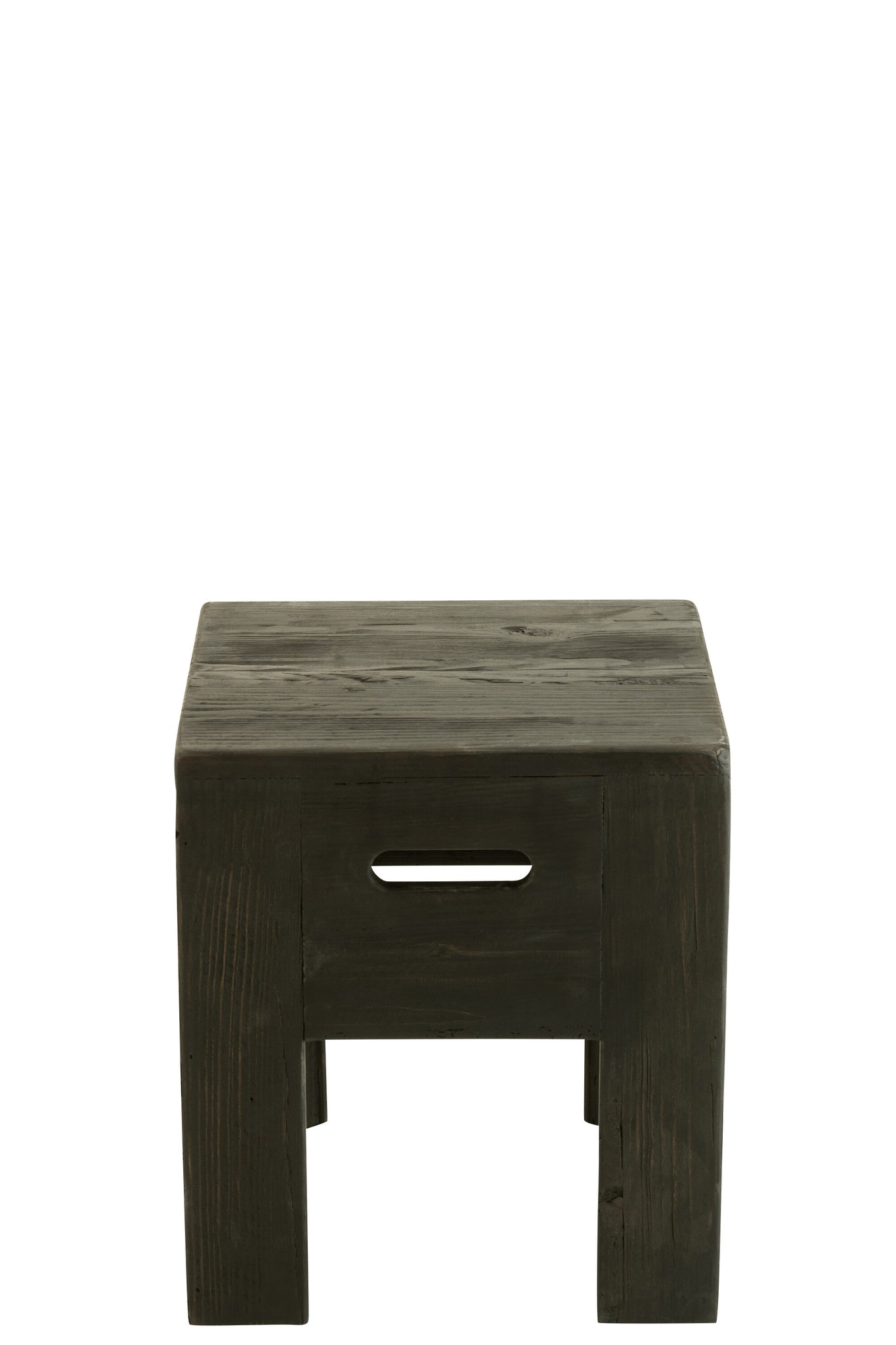 Tabouret en bois noir - J-LINE