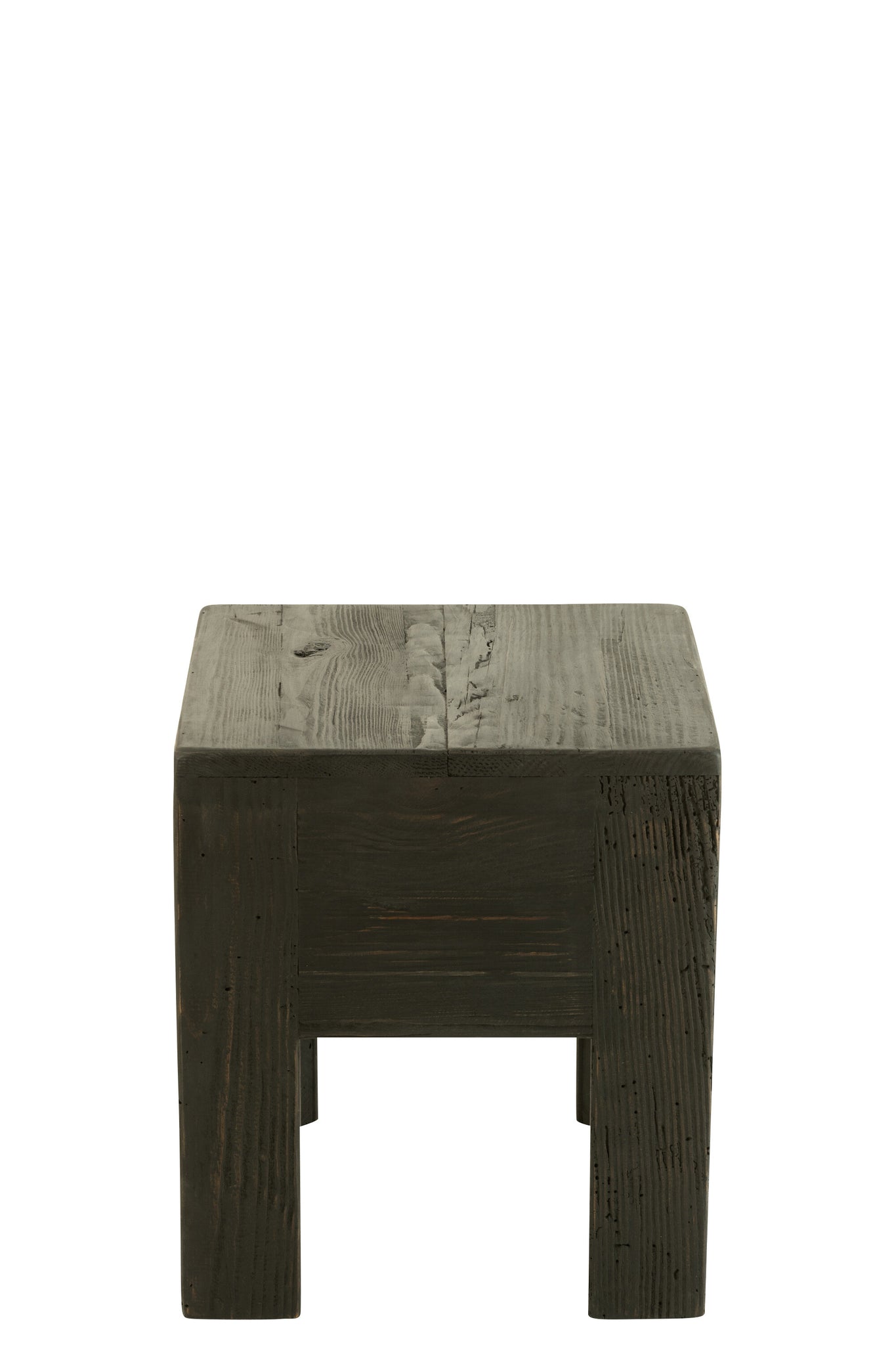 Tabouret en bois noir - J-LINE