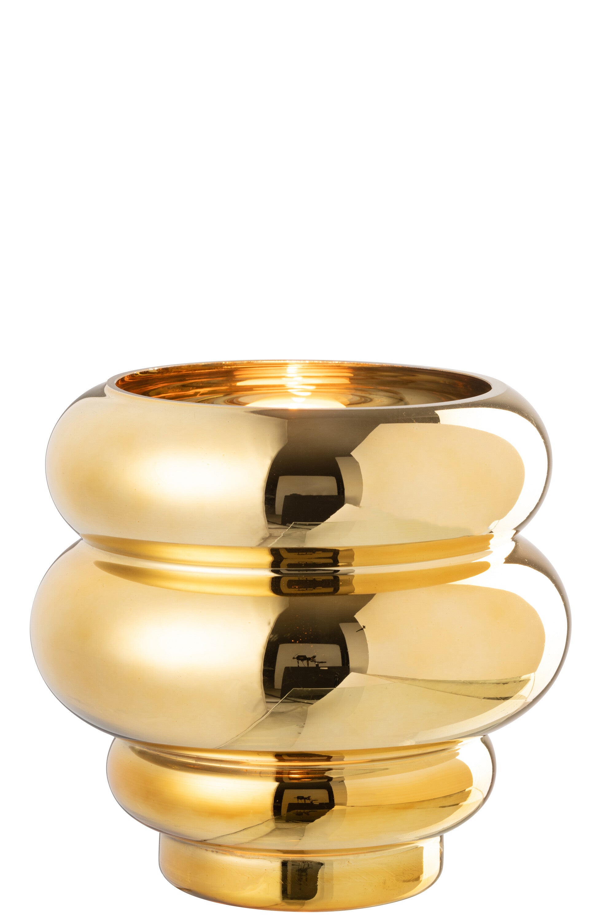 Vaas/theelichthouder Cléa Glas S - J-LINE
