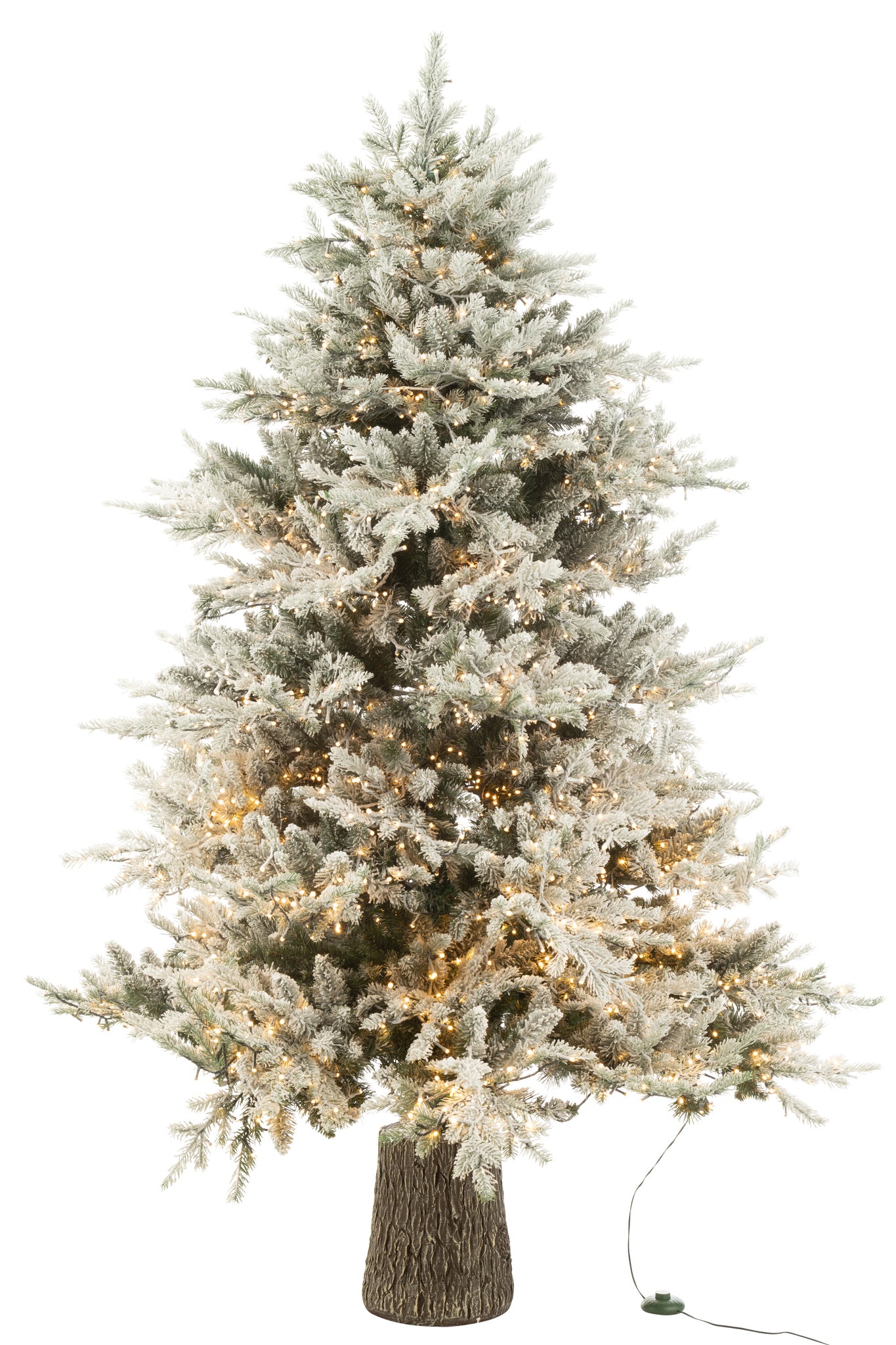 Kerstboom + Sneeuw 3000 Ledlampjes Plastic Wit - J-LINE