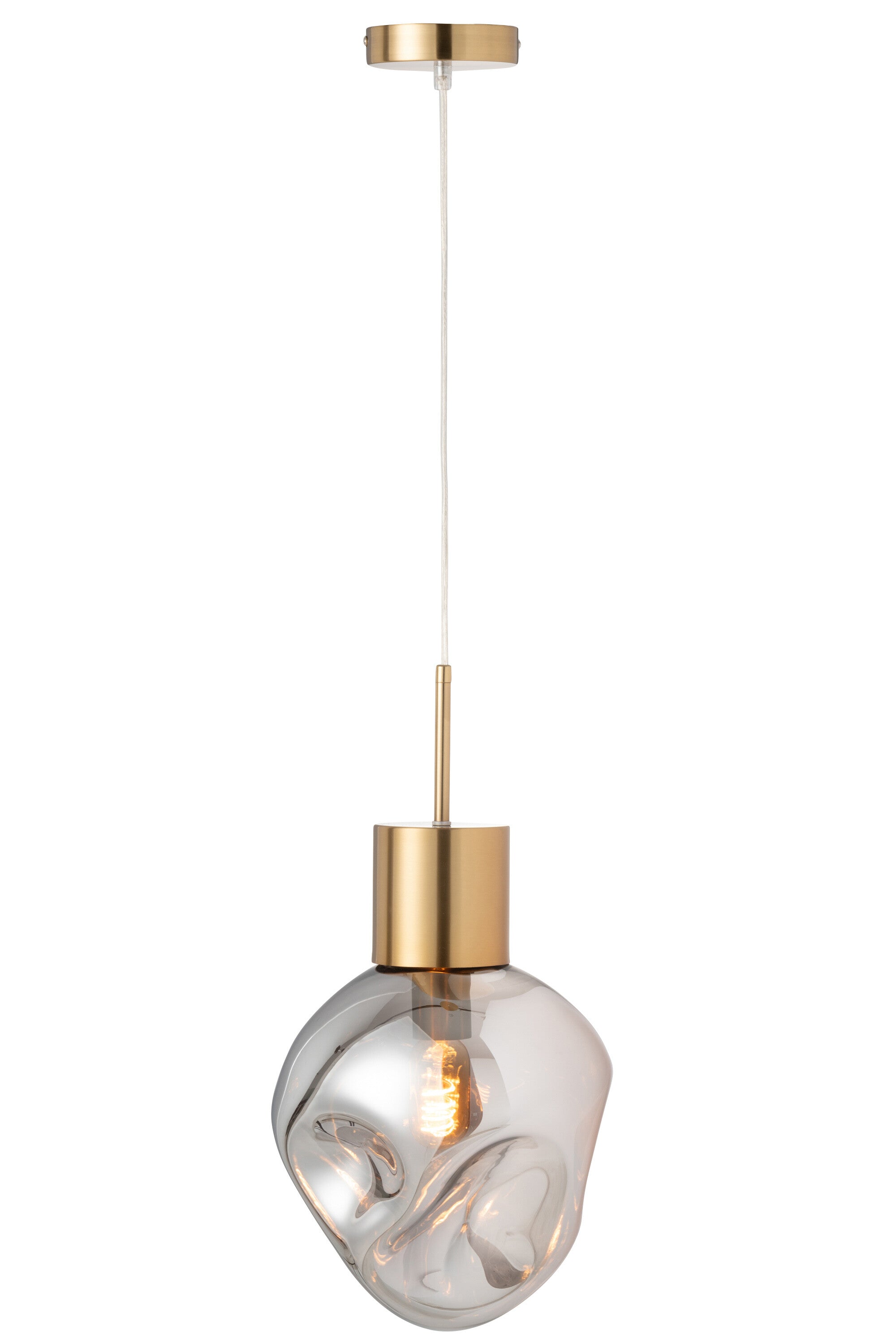 Hanglamp metaal/glas - J-LINE