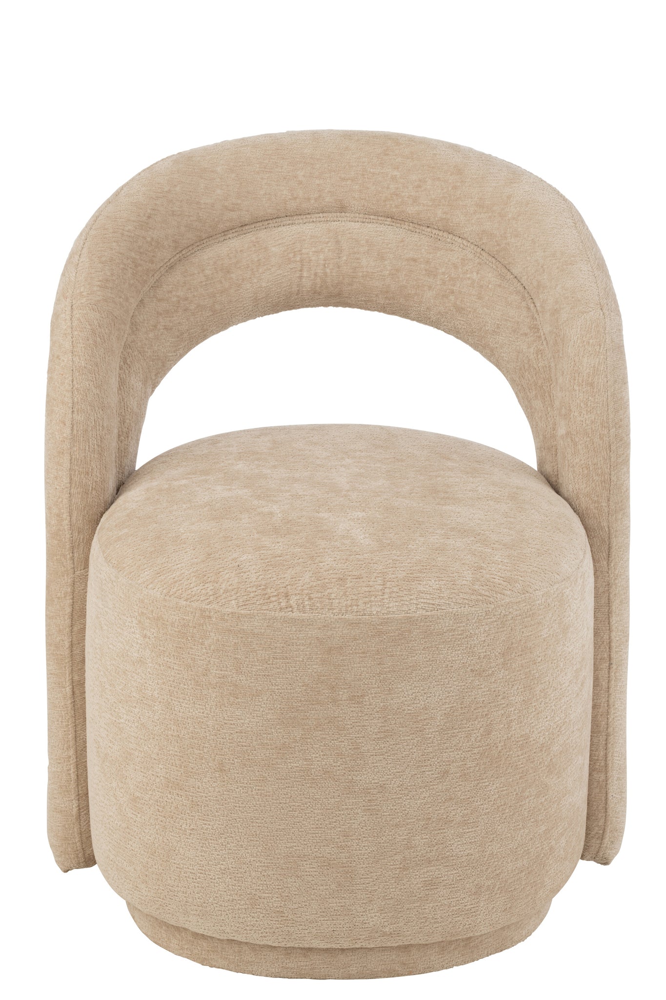 Fauteuil club Textile Beige - J-LINE