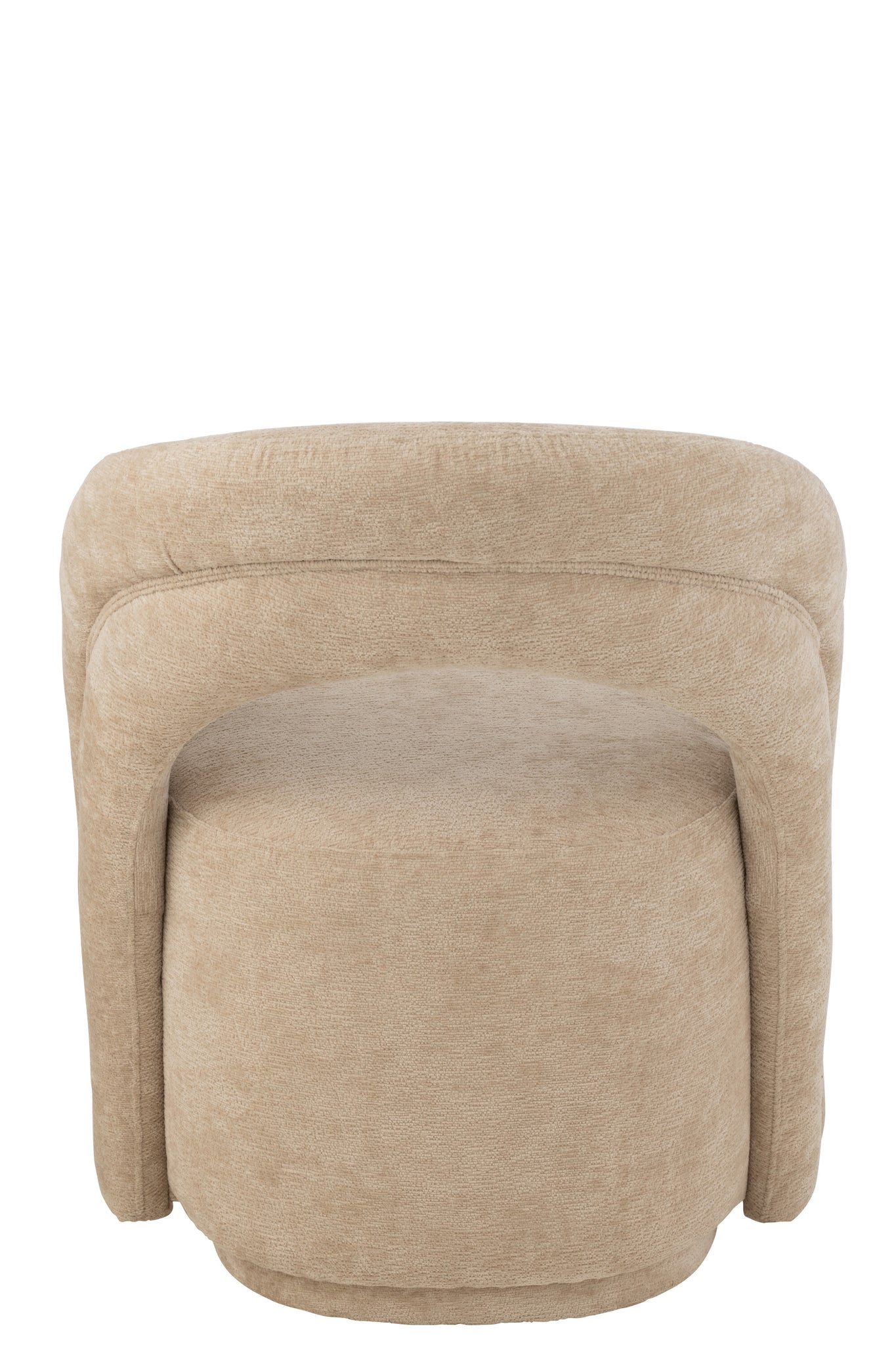 Fauteuil club Textile Beige - J-LINE