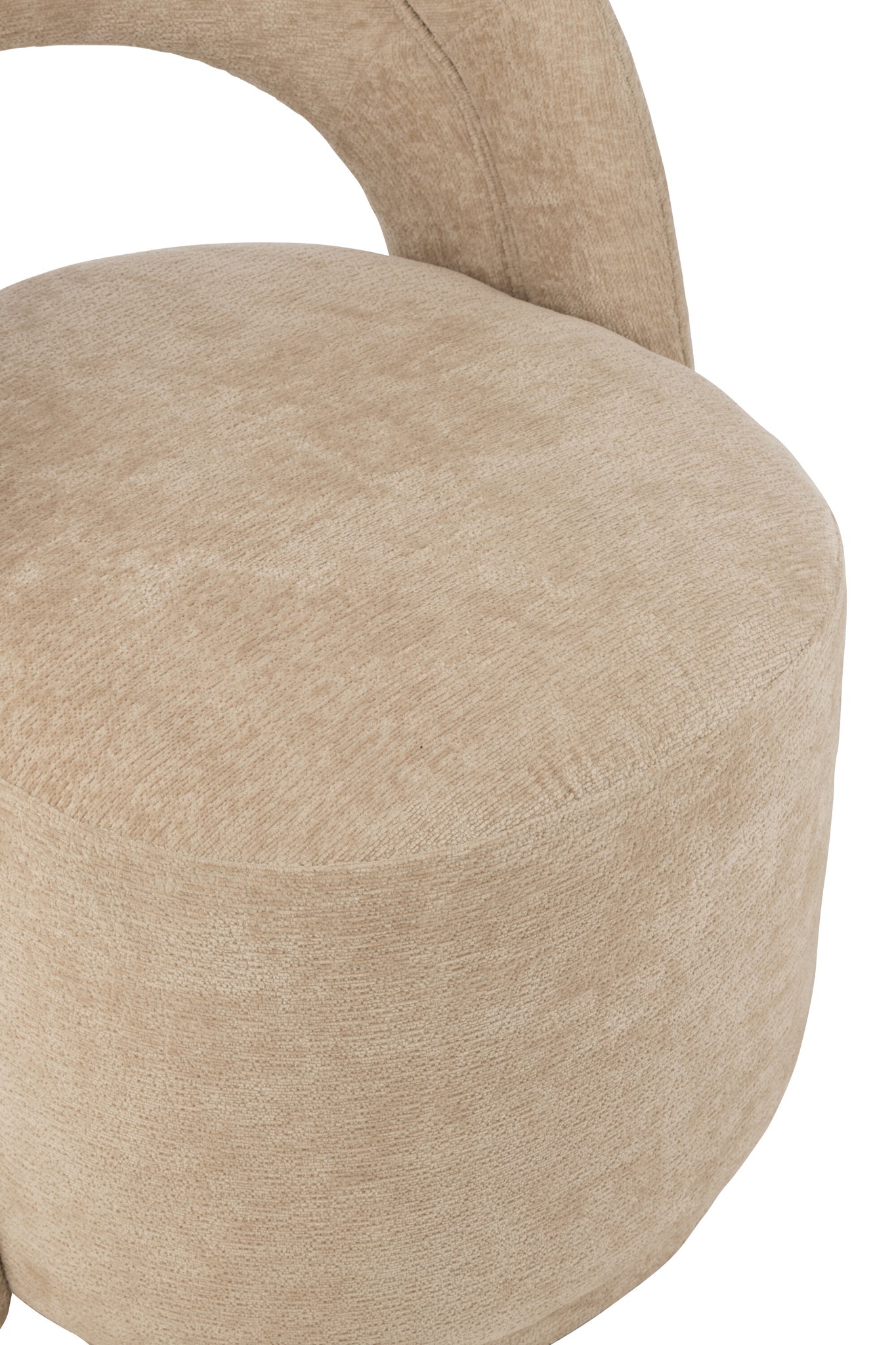 Fauteuil club Textile Beige - J-LINE