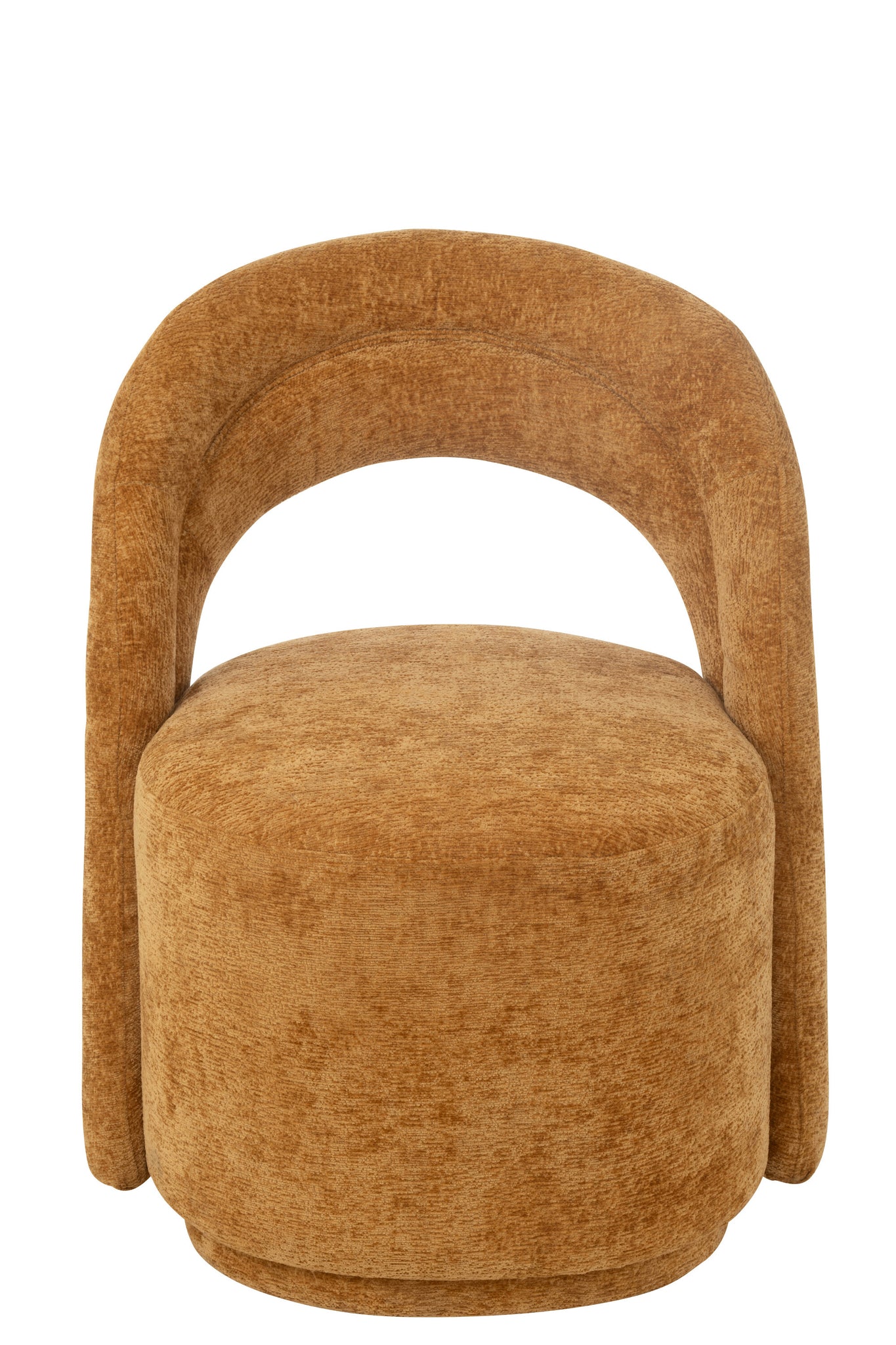 Fauteuil d’appoint textile ocre - J-LINE