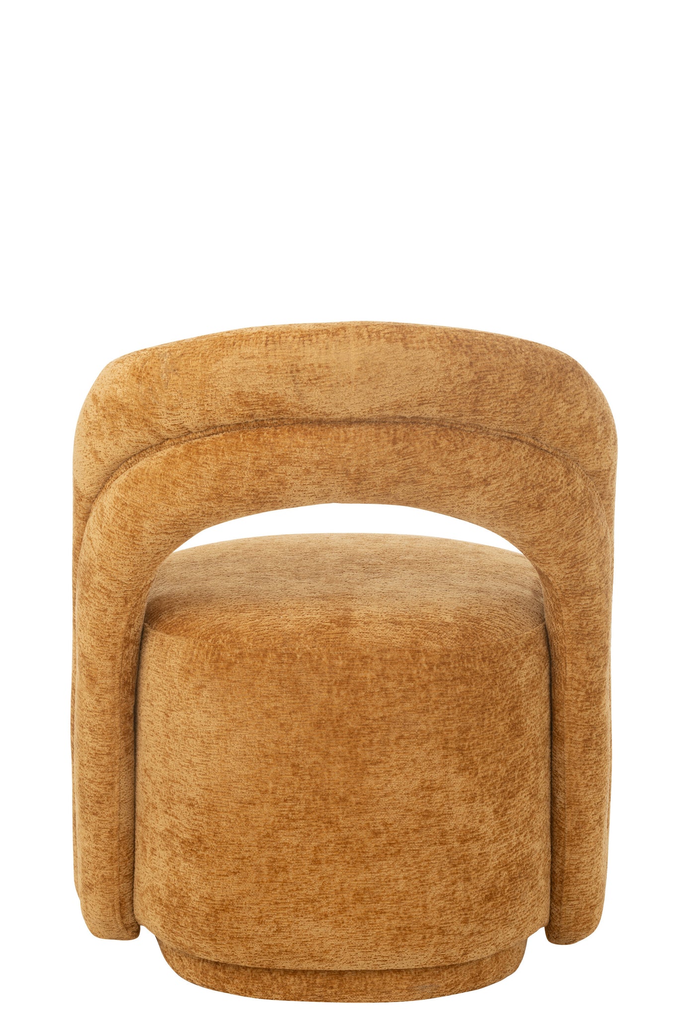 Fauteuil d’appoint textile ocre - J-LINE