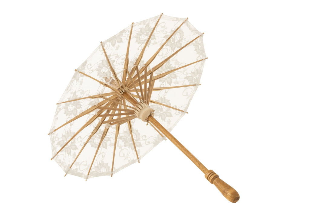 Parasol met patronen in kant - J-LINE