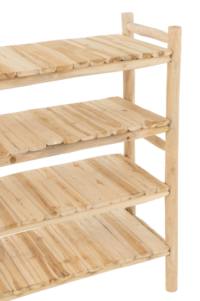 Boekenrek Ranch teak - J-LINE