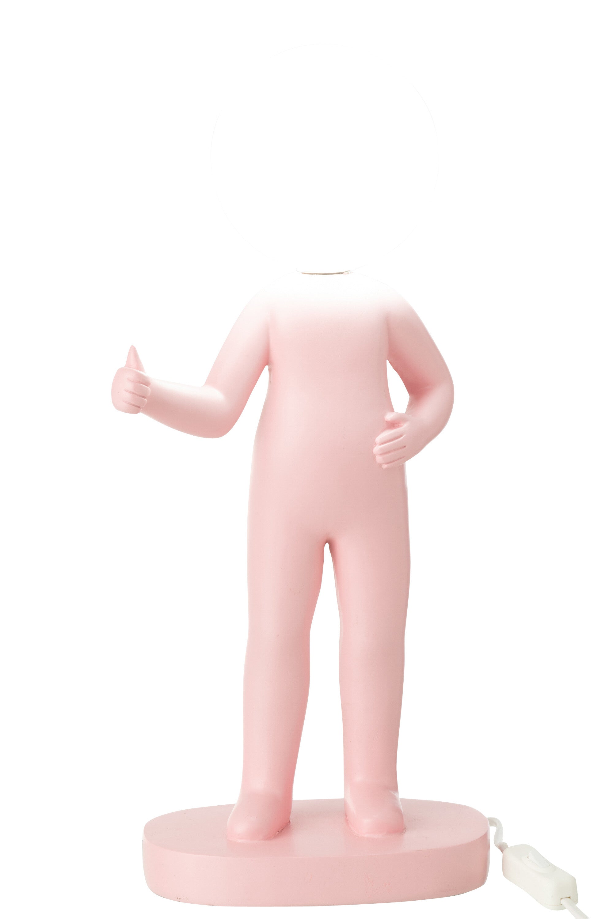 Tafellamp Duim Omhoog Hars Roze - J-LINE
