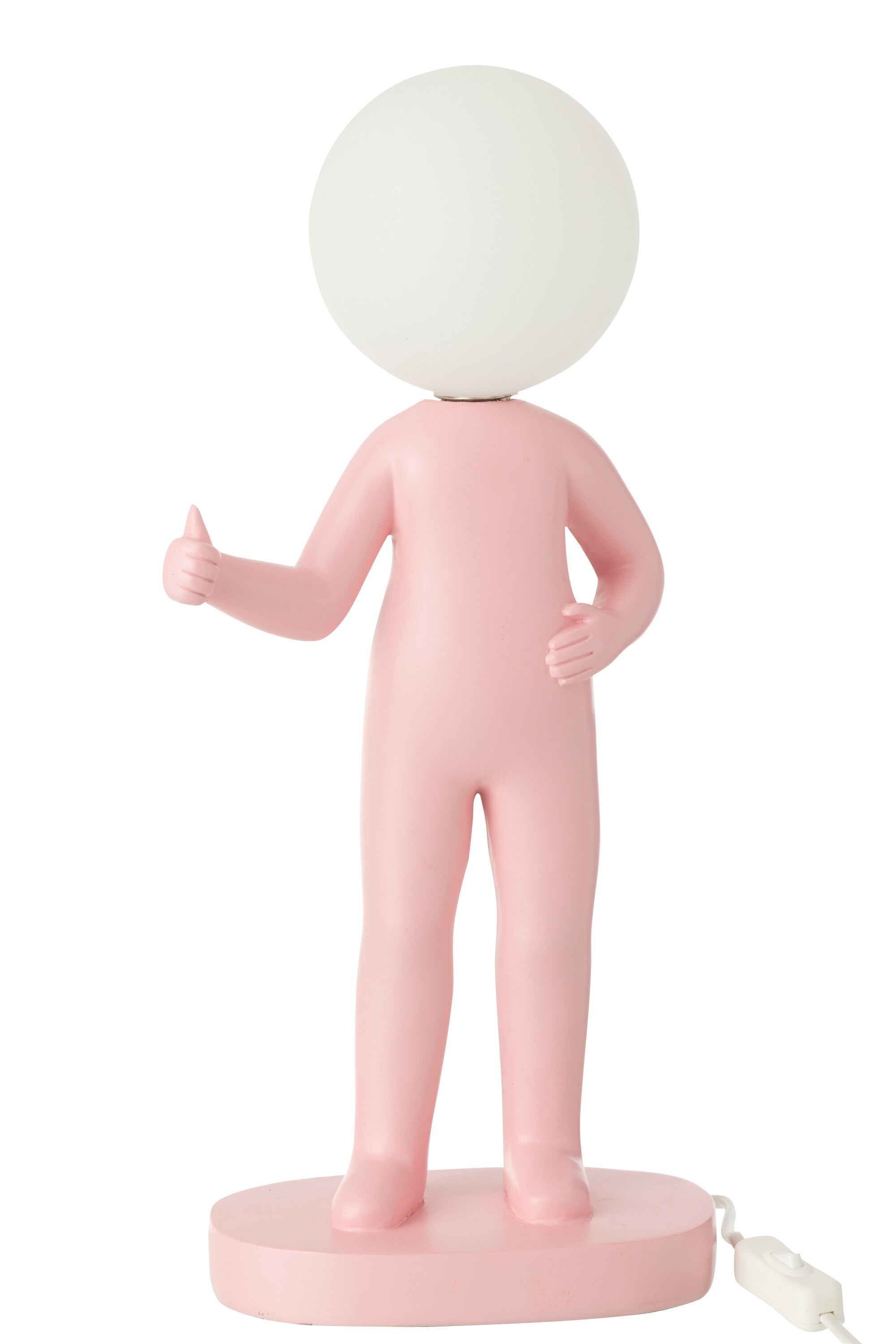 Tafellamp Duim Omhoog Hars Roze - J-LINE
