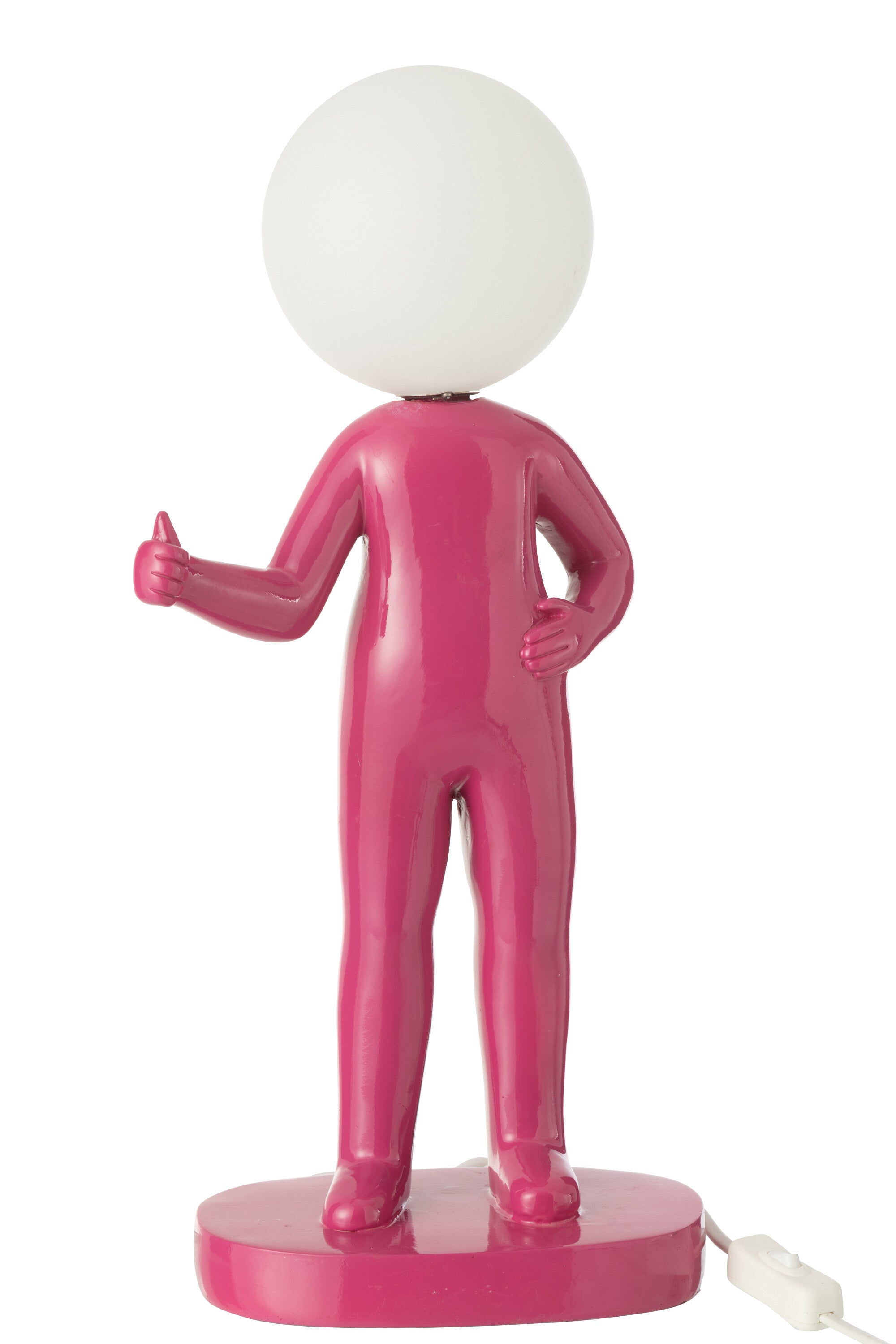 Tafellamp Duim Omhoog Hars Fuchsia - J-LINE