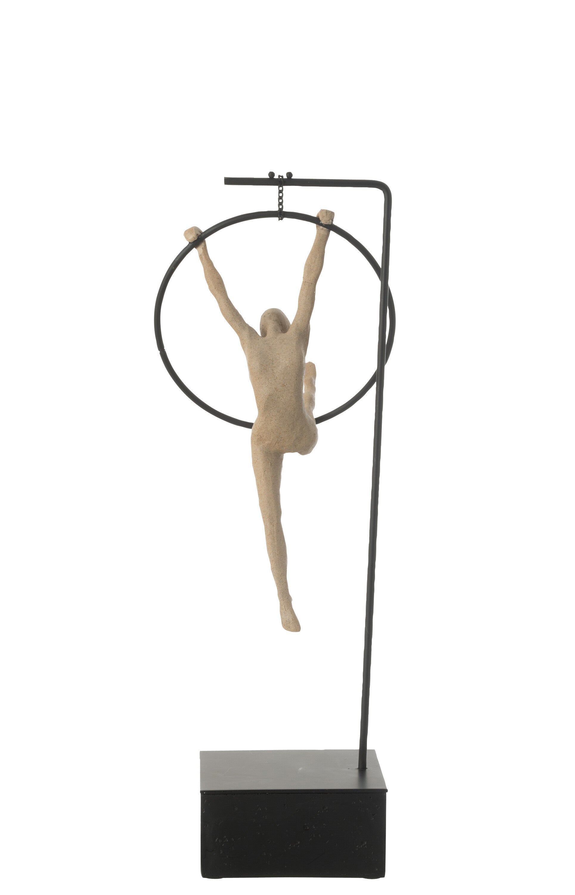 Gymnastiek Hoepel Hars Beige/Zwart - J-LINE