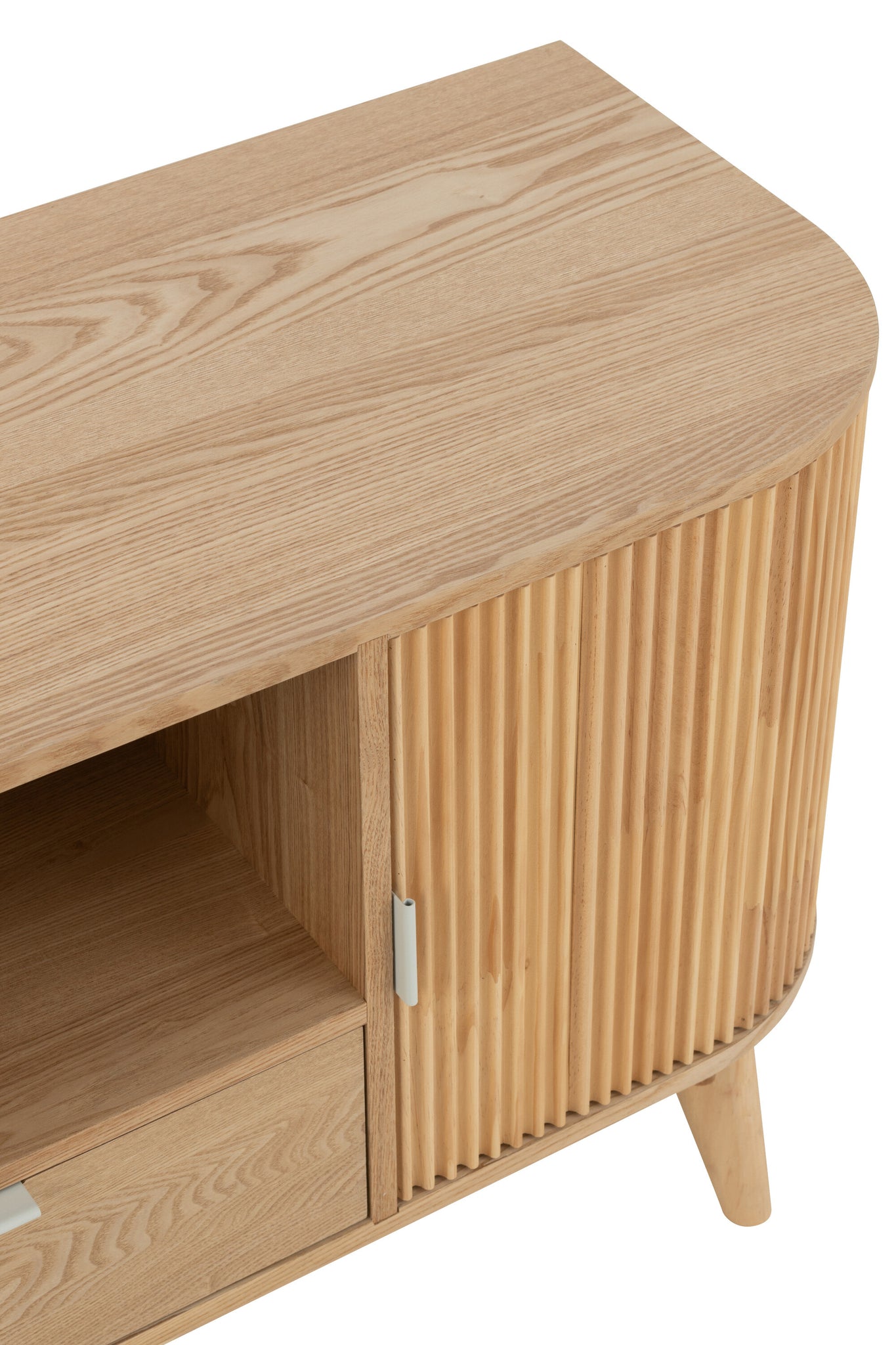 TV-Kast afgerond MDF/dennenhout - J-LINE