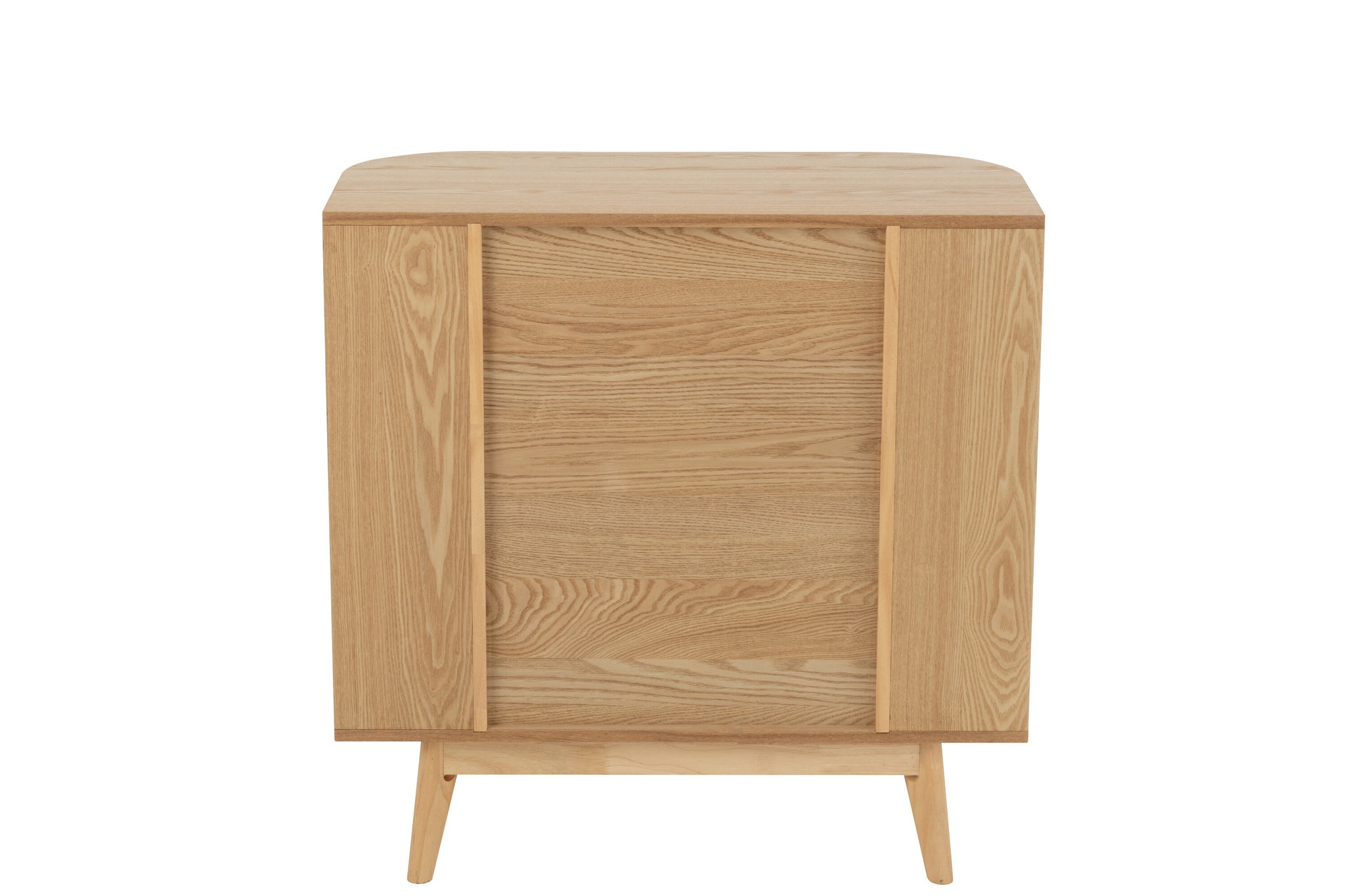 Armoire de rangement Arrondie MDF/Bois de pin - J-LINE