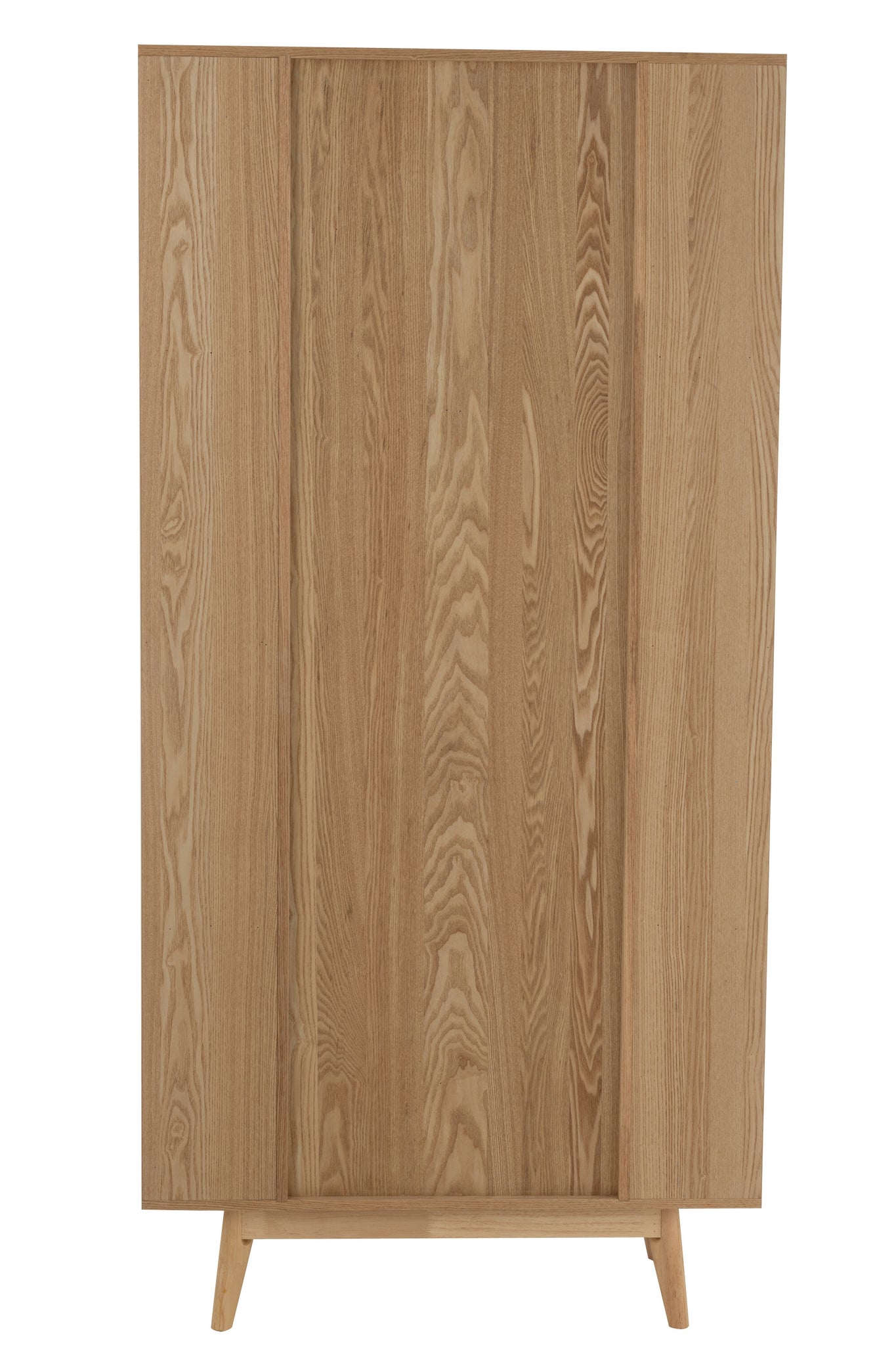Armoire de rangement arrondie MDF/Bois de pin - J-LINE