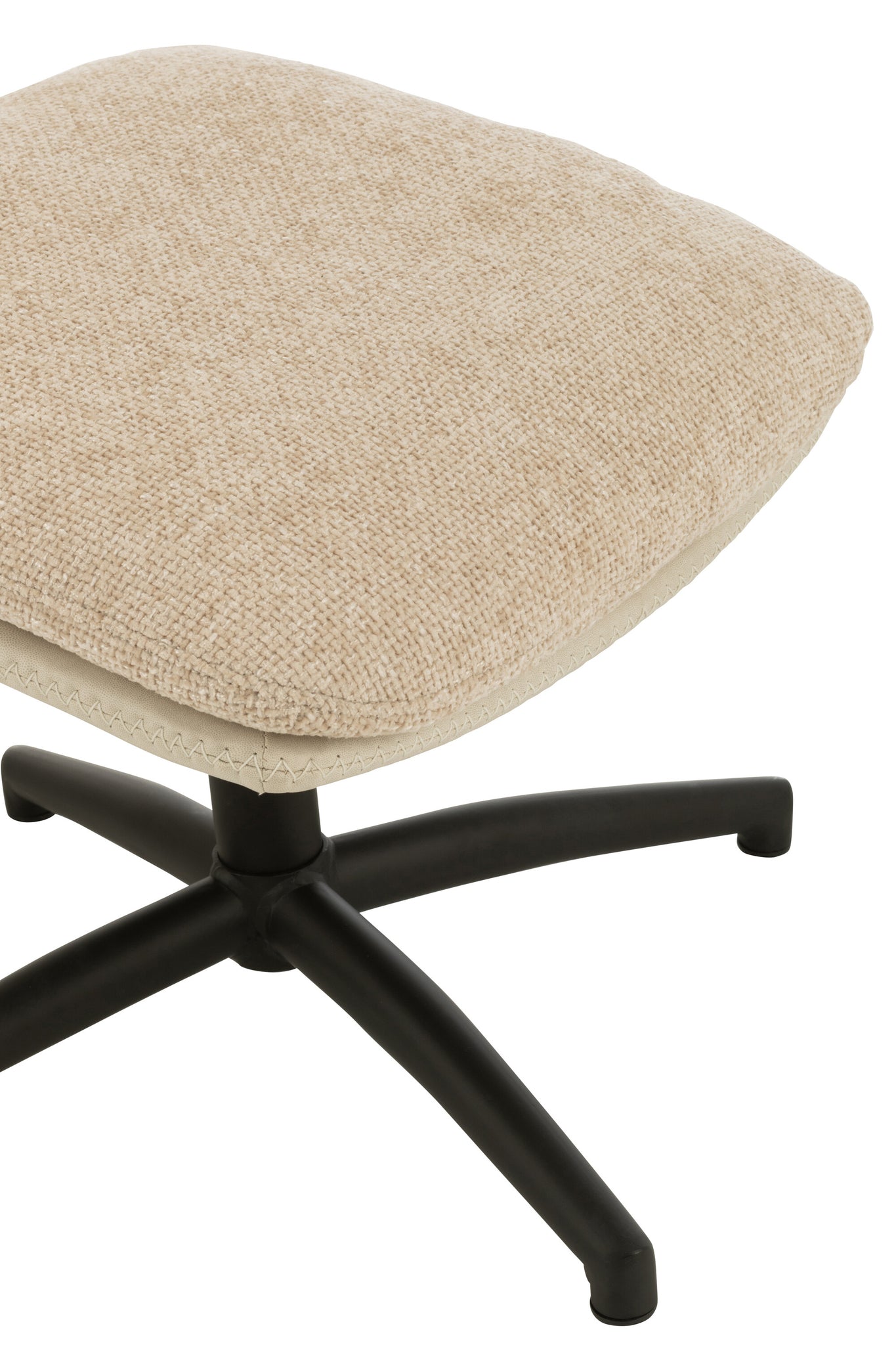 Fauteuil relax + repose-pieds - J-LINE - ÉPUISÉ