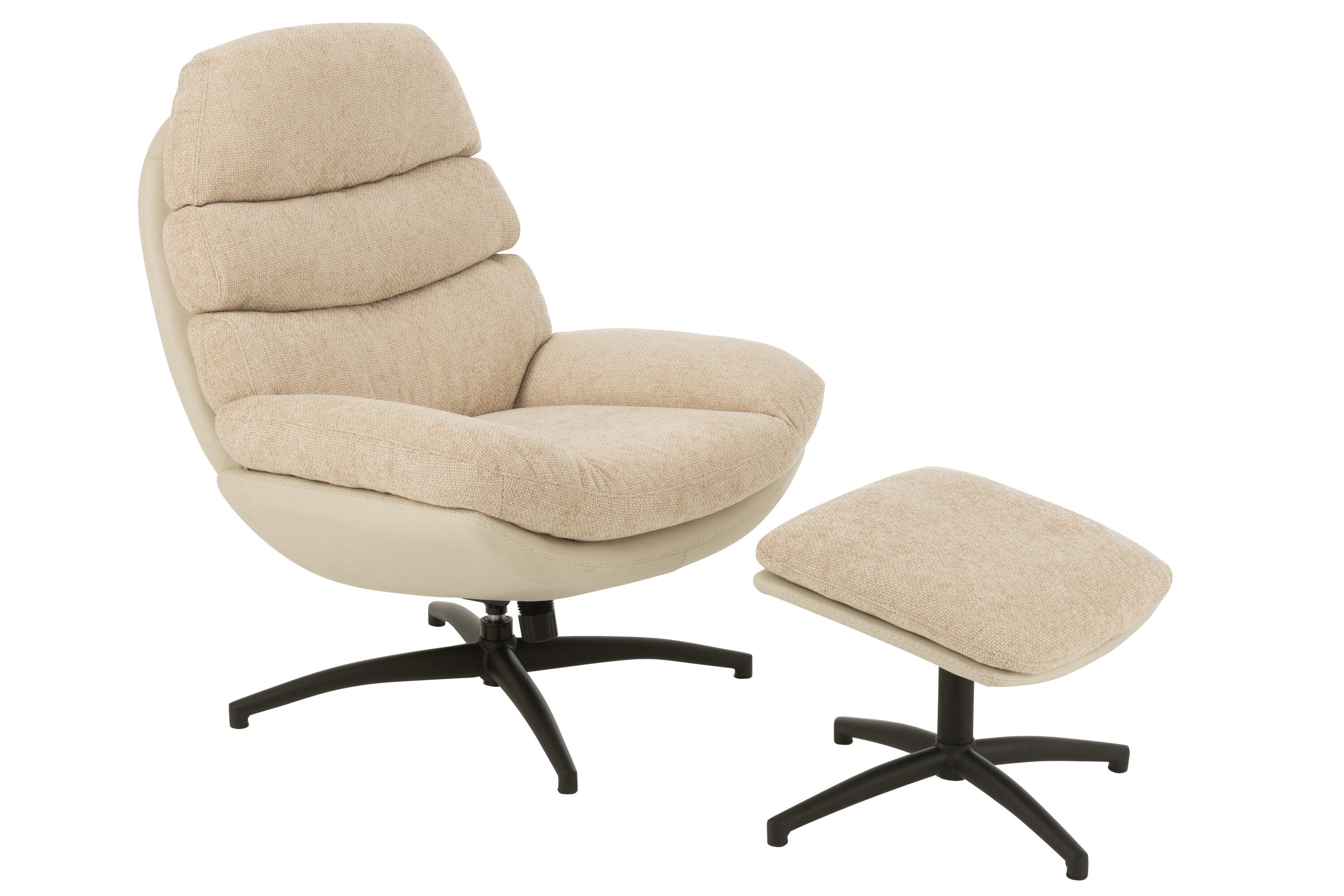 Relax stoel + Voetenbank - J-LINE