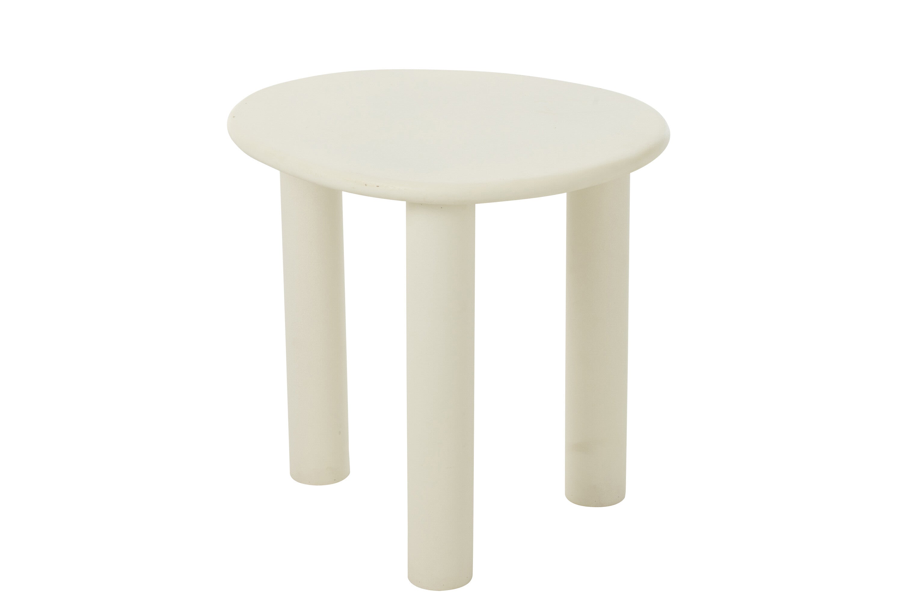 Bijzettafel Bali Mdf/Pvc Wit - J-LINE