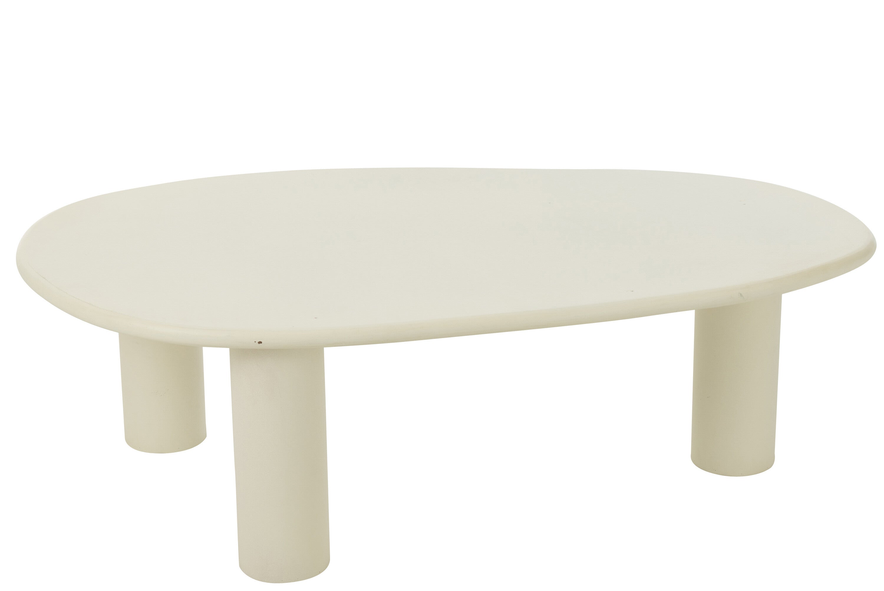 Bijzettafel Bali Mdf/Pvc Wit - J-LINE