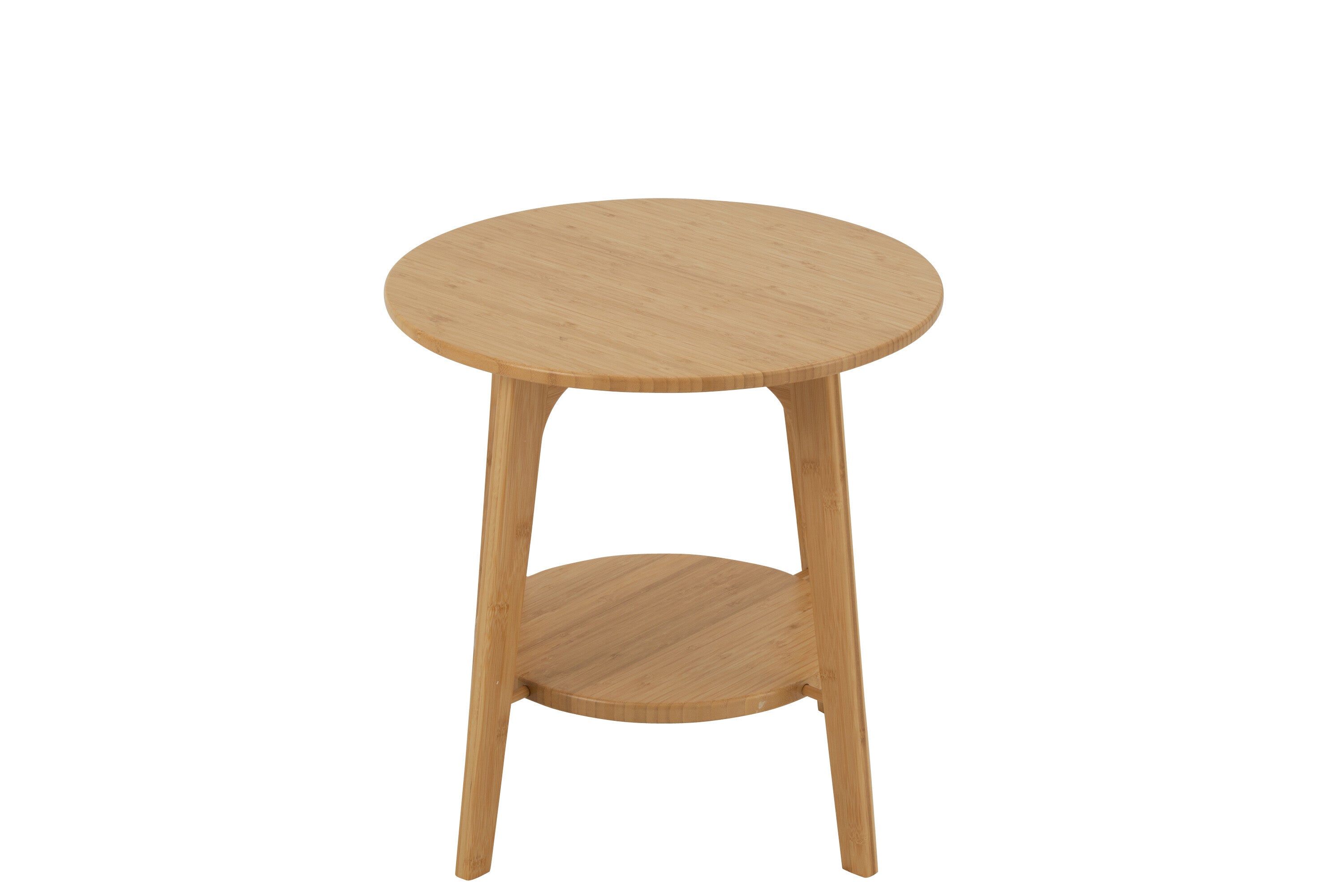 Bijzettafel rond bamboe smal - J-LINE