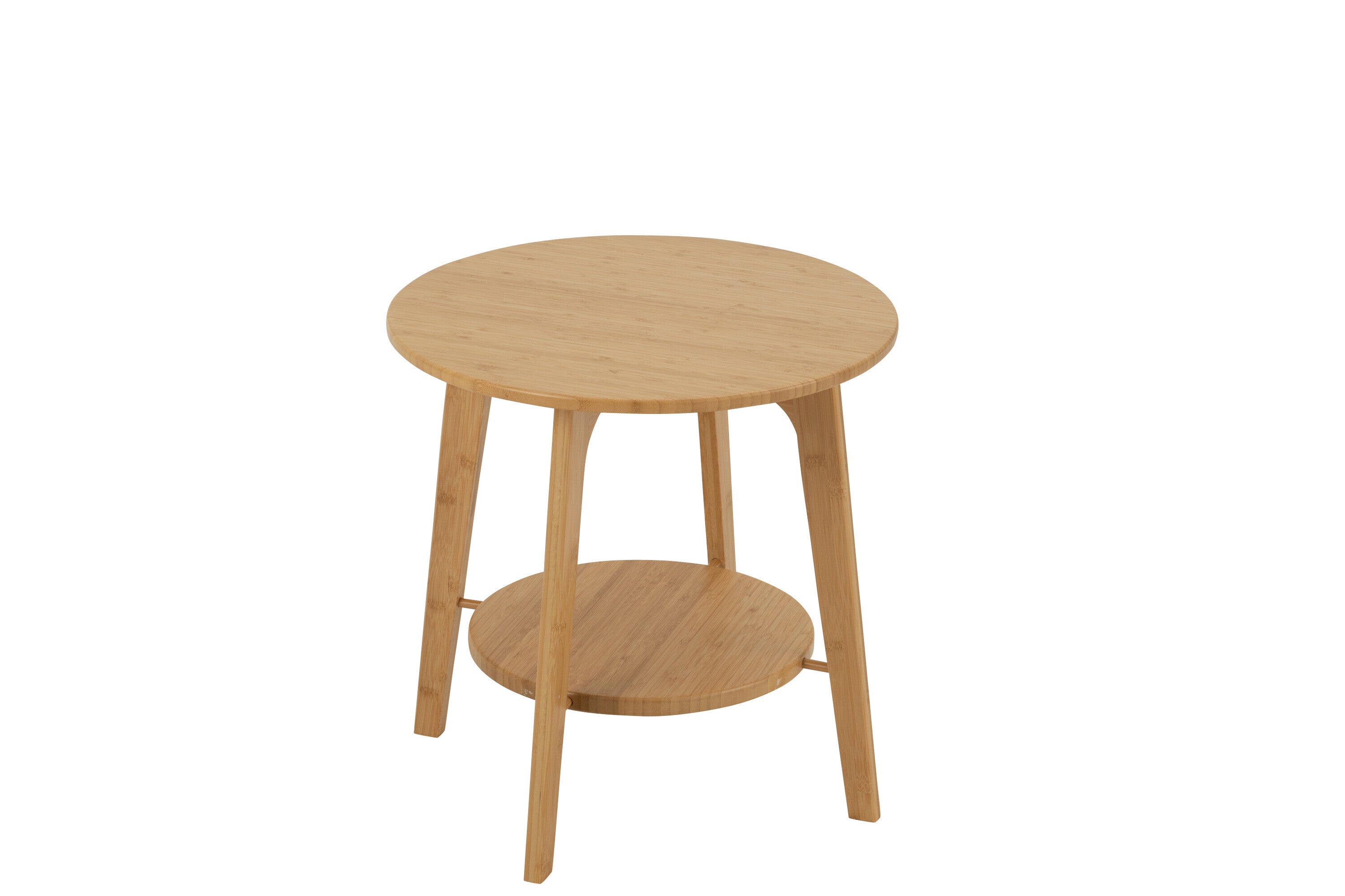 Bijzettafel rond bamboe smal - J-LINE