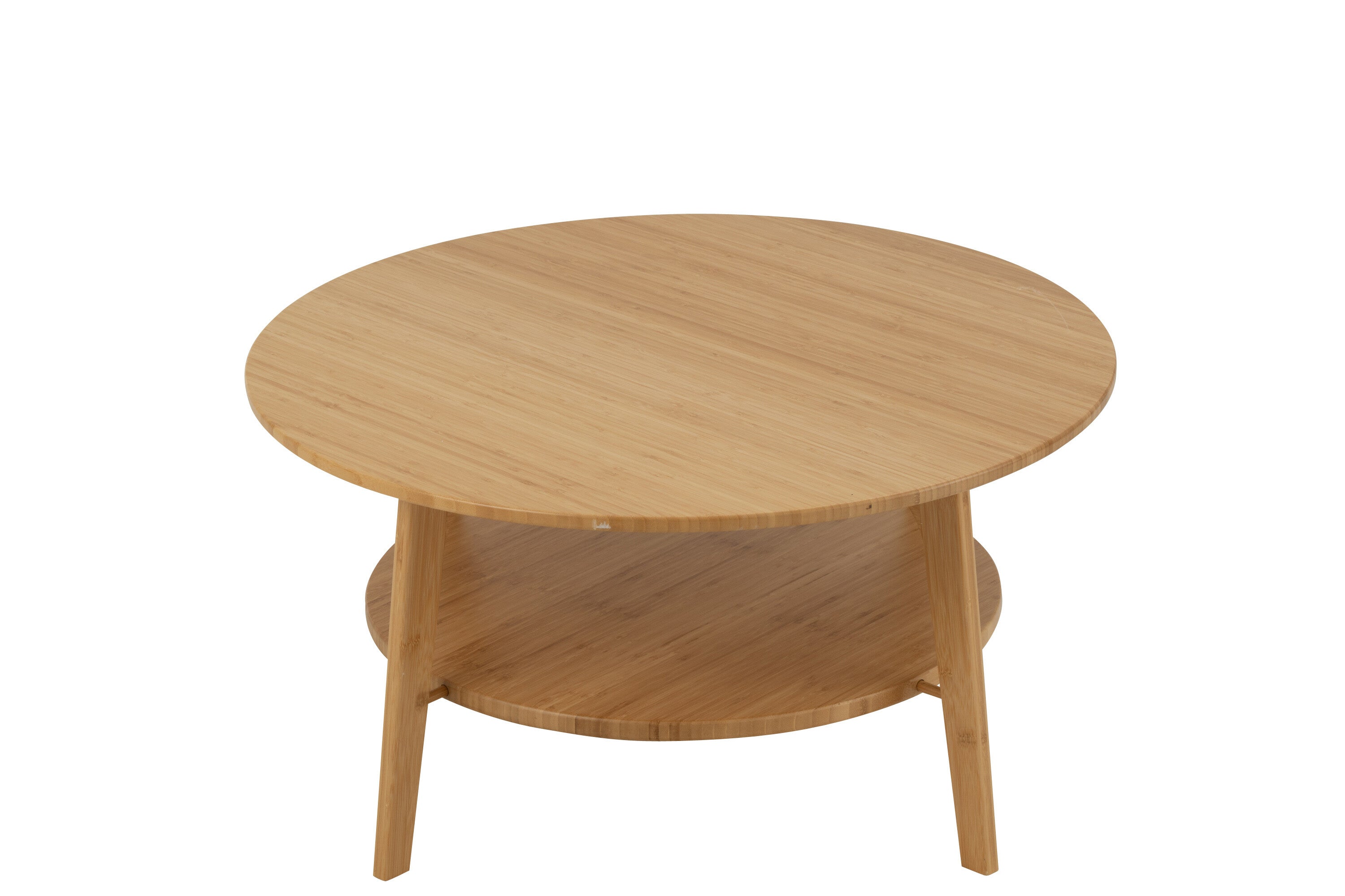 Salontafel rond bamboe natuurlijk L - J-LINE
