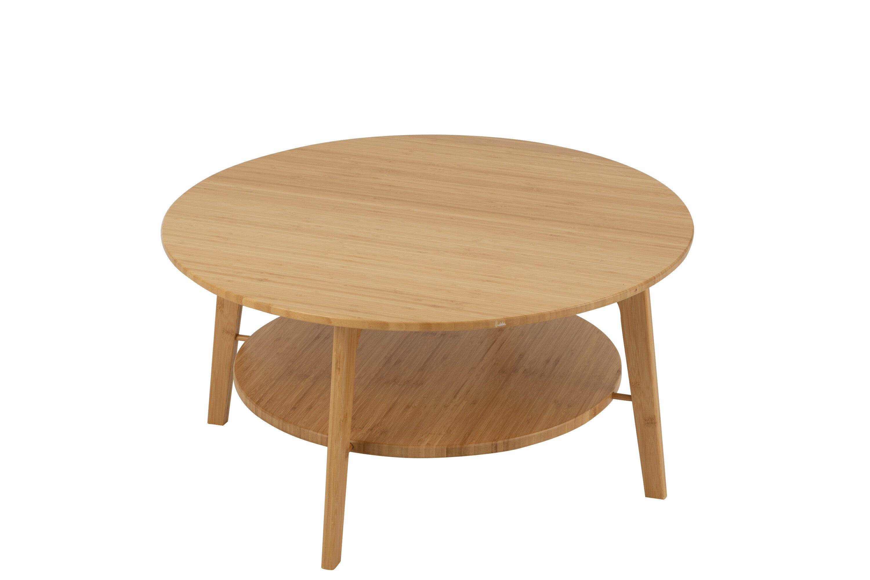 Salontafel rond bamboe natuurlijk L - J-LINE