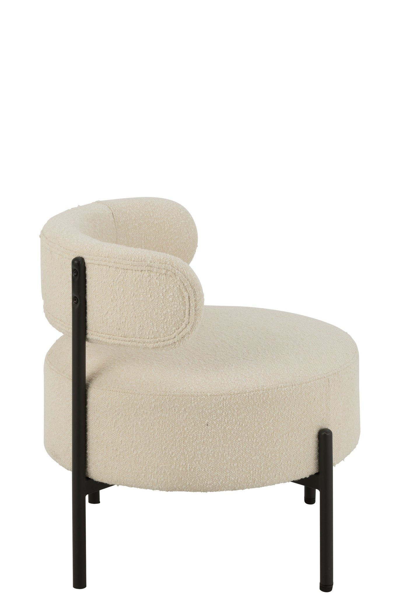 Fauteuil lounge Boucle - J-LINE - ÉPUISÉ