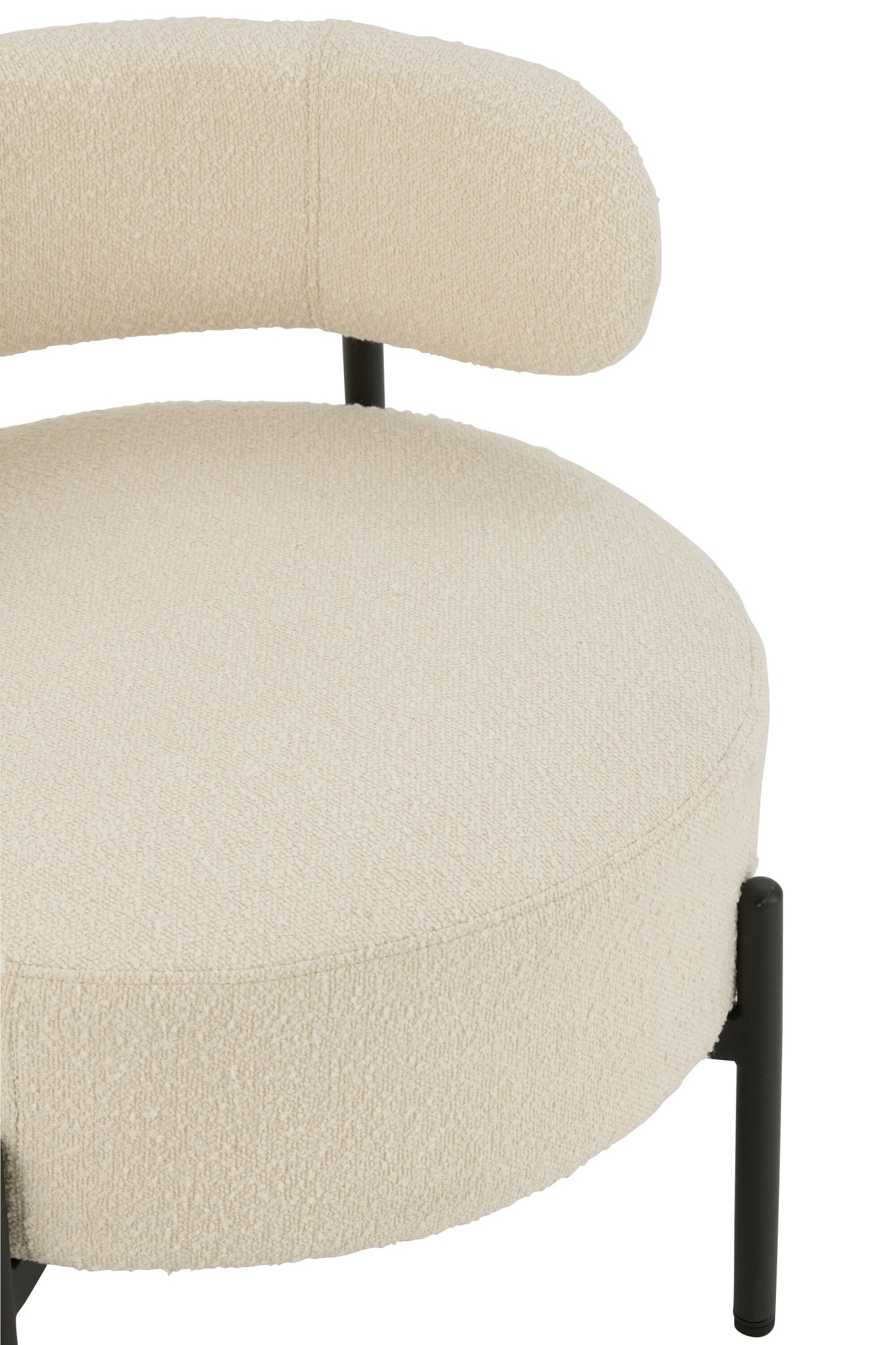 Fauteuil lounge Boucle - J-LINE - ÉPUISÉ