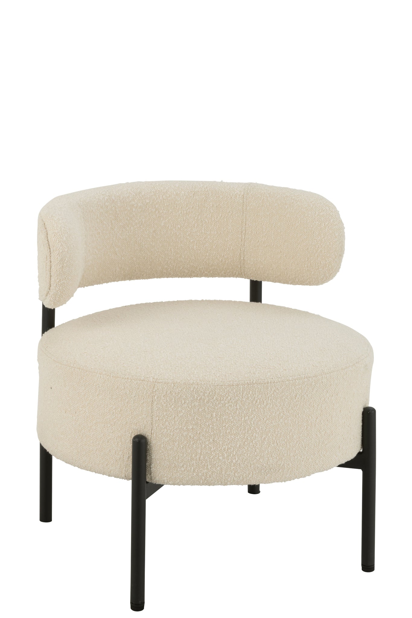 Fauteuil lounge Boucle - J-LINE - ÉPUISÉ