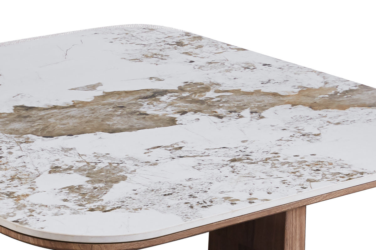 Salontafel 'Evora' met 4 poefs - RS