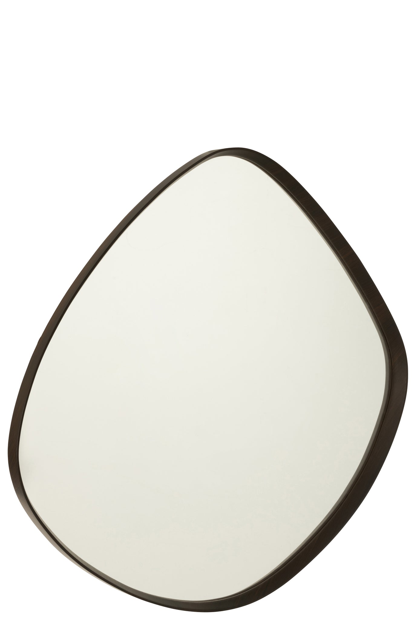 Spiegel Abstract MDF donkerbruin L - J-LINE