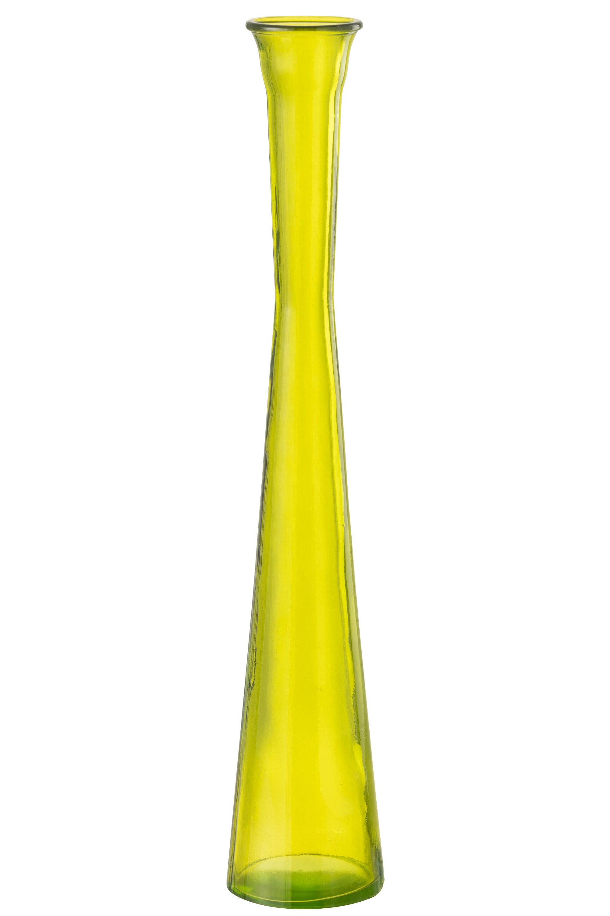 Vase Tube Verre Jaune - J-LINE