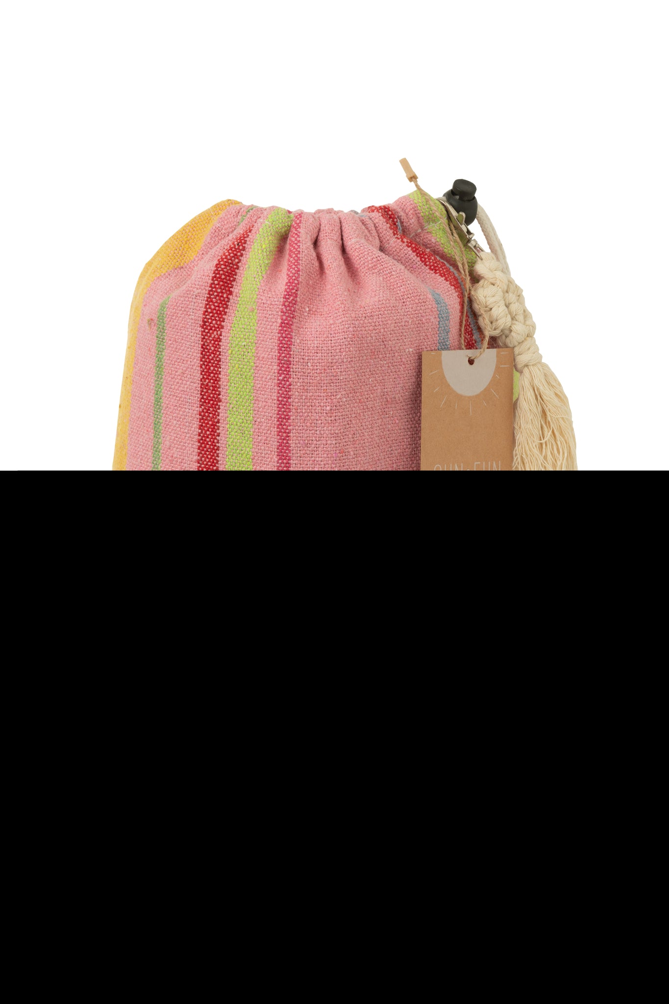 Hangmat Strepen lichtroze/mix - J-LINE
